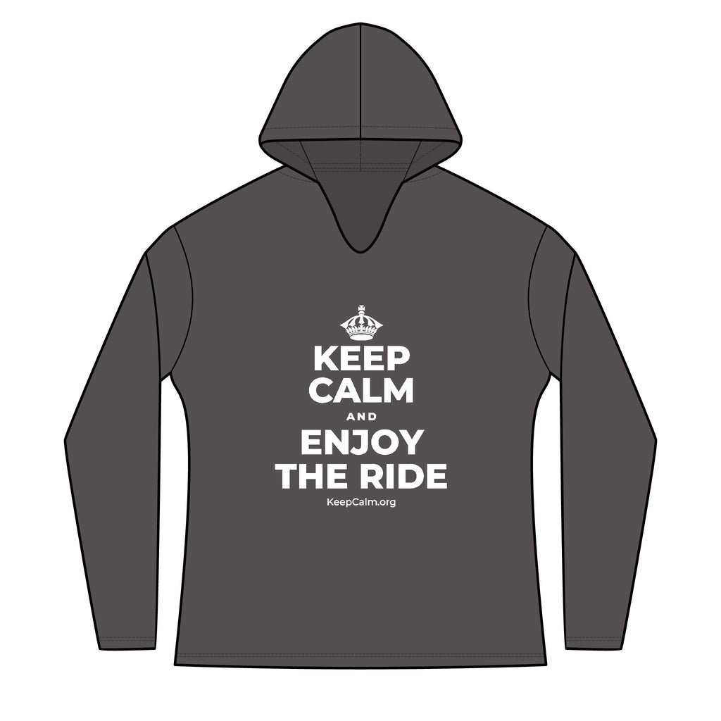 KEEP CALM AND ENJOY THE RIDE Women's Long Sleeve Hoodie