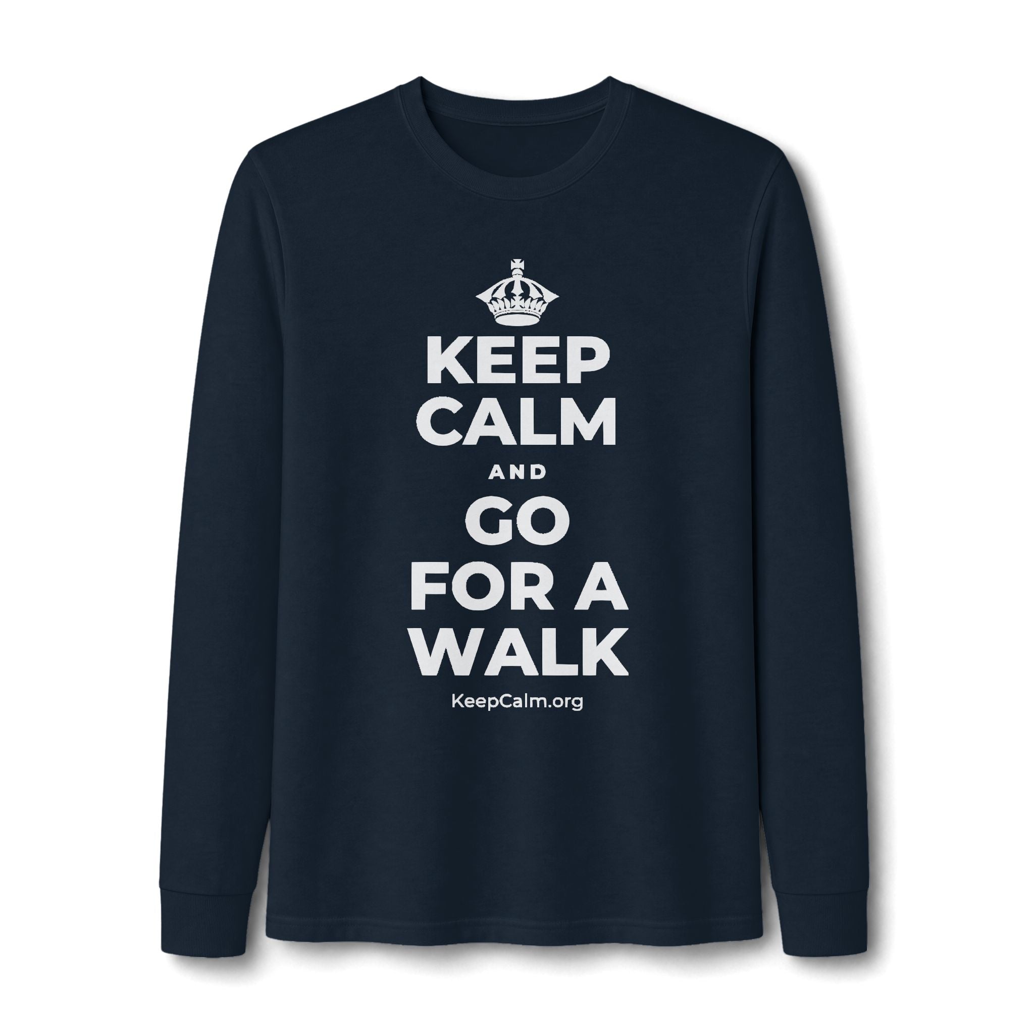 KEEP CALM AND GO FOR A WALK Long Sleeve Tee