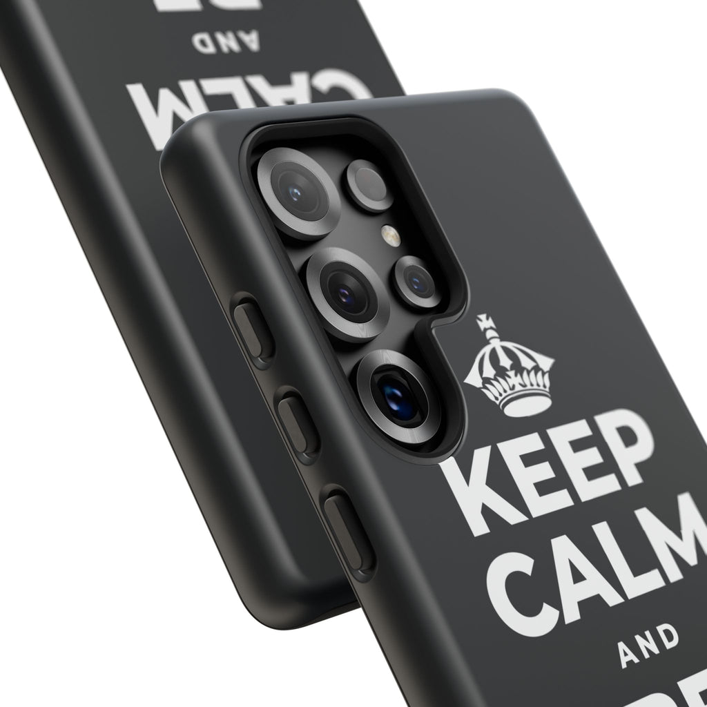 KEEP CALM AND BE PROUD Phone Case (Dark)