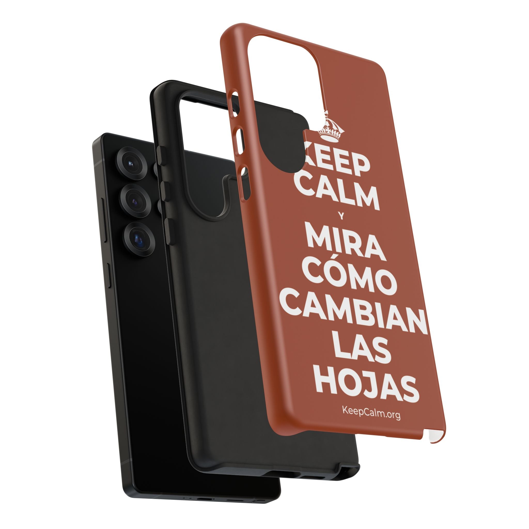 KEEP CALM Y MIRA CÓMO CAMBIAN LAS HOJAS Phone Case