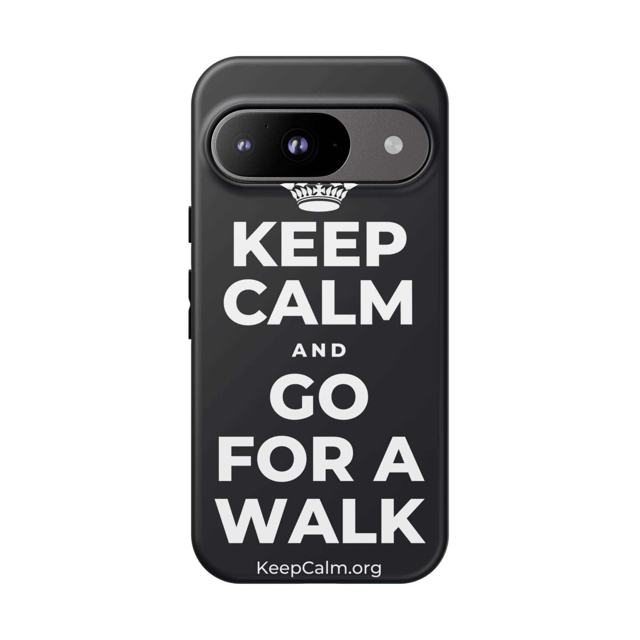 KEEP CALM AND GO FOR A WALK Phone Case (Dark)