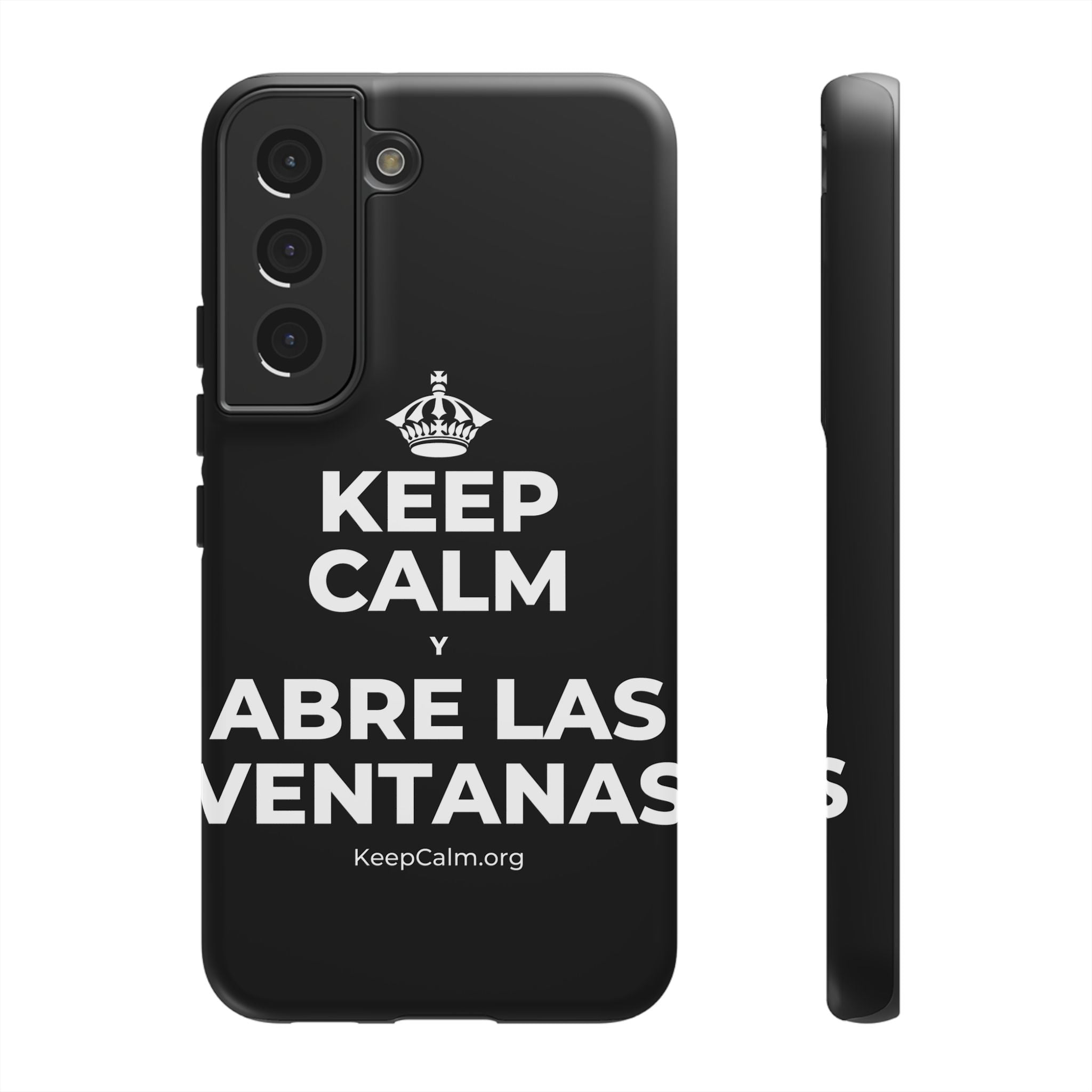 KEEP CALM Y ABRE LAS VENTANAS Phone Case