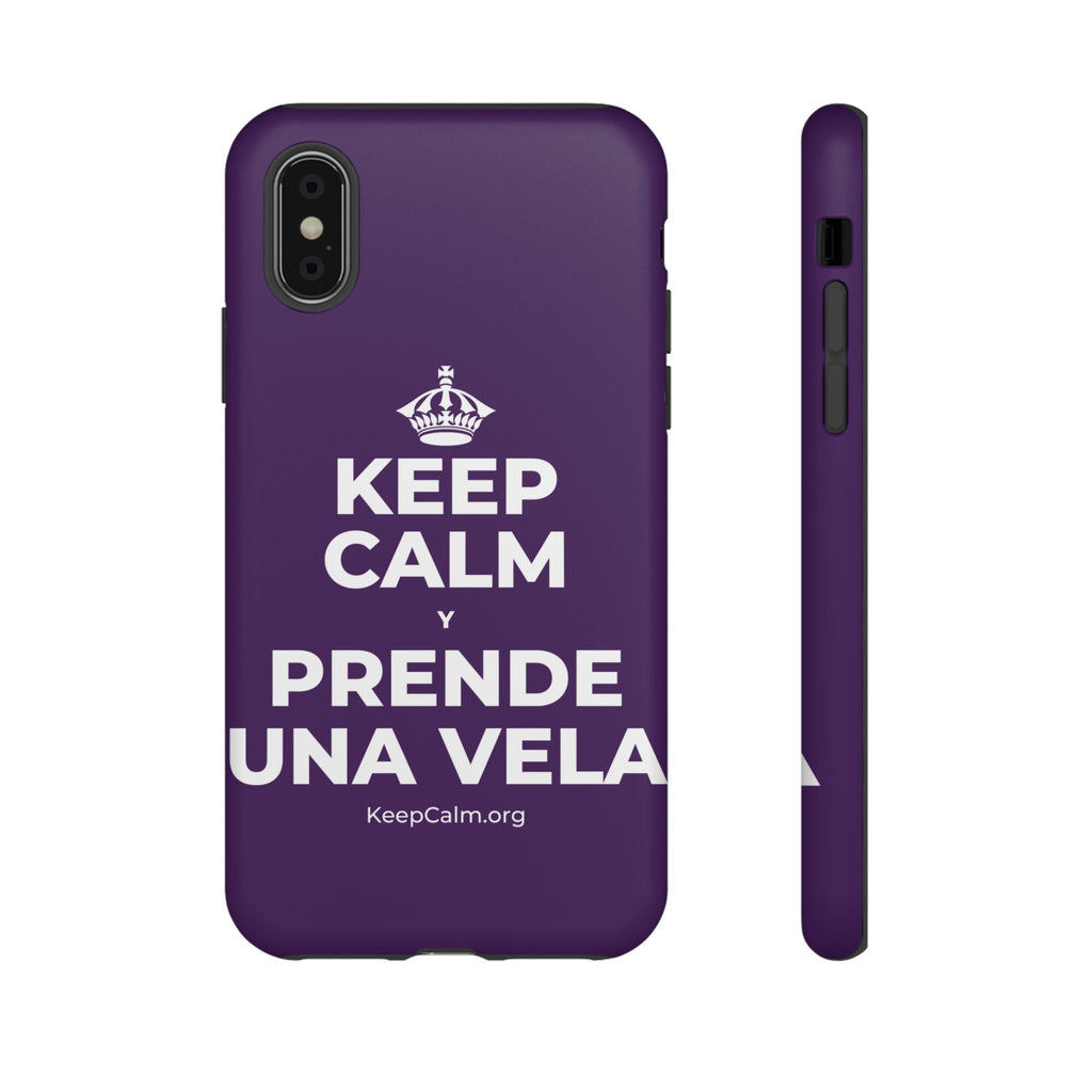 KEEP CALM Y PRENDE UNA VELA Phone Case