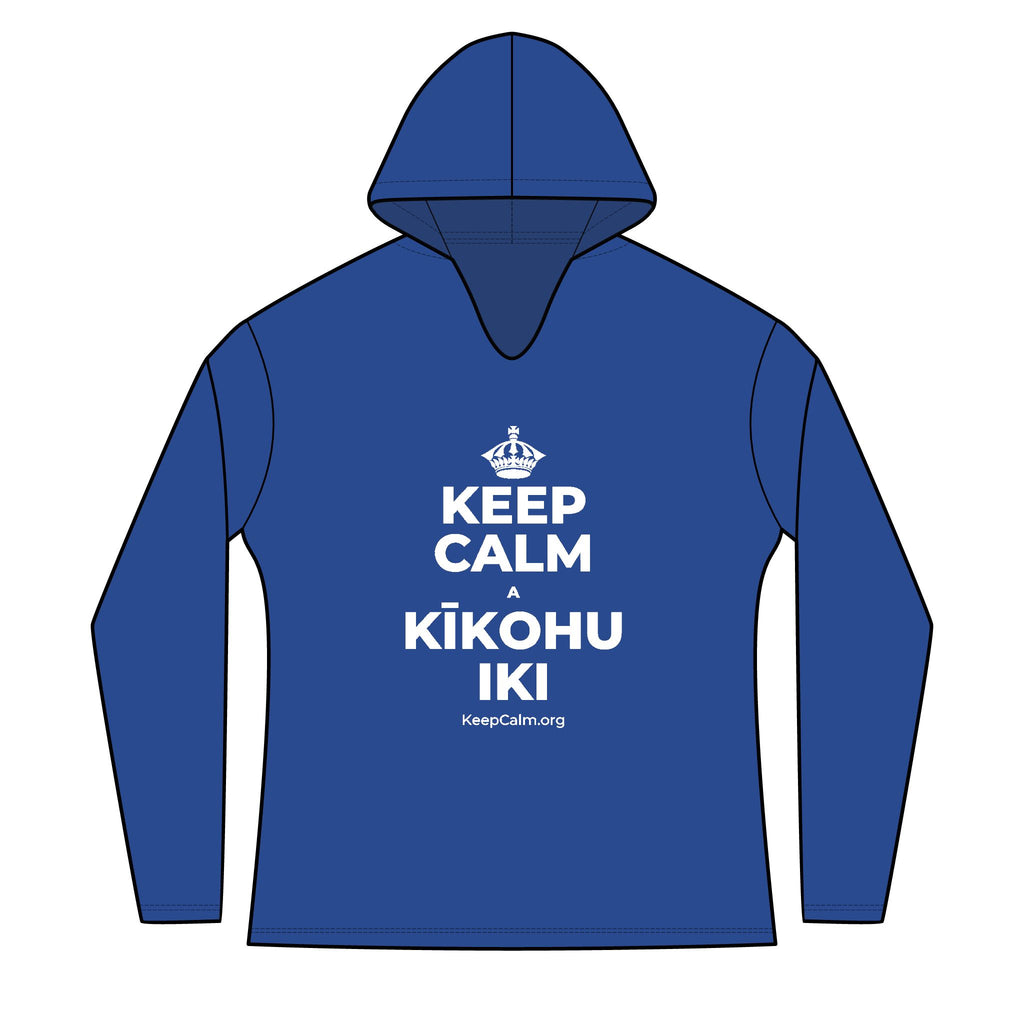 KEEP CALM A KĪKOHU IKI Women's Long Sleeve Hoodie