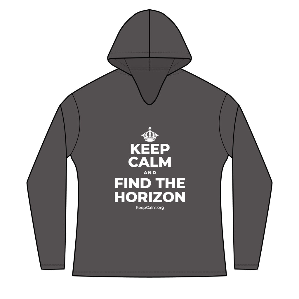 KEEP CALM AND FIND THE HORIZON Women's Long Sleeve Hoodie