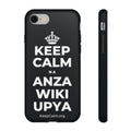 KEEP CALM NA ANZA WIKI UPYA Phone Case (Dark)