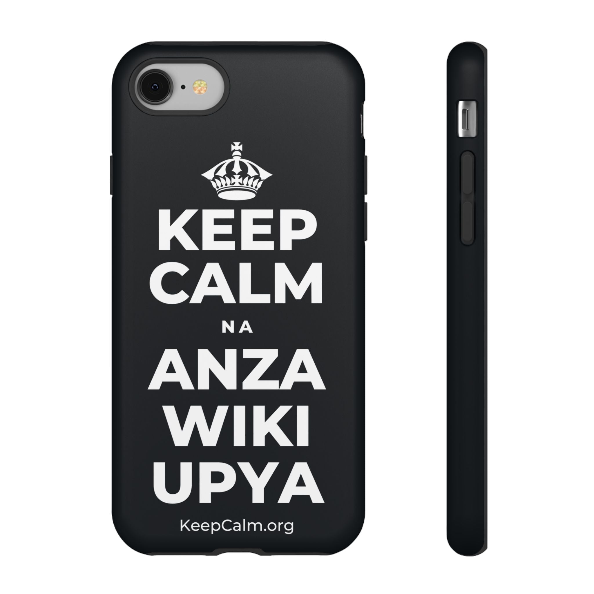 KEEP CALM NA ANZA WIKI UPYA Phone Case (Dark)