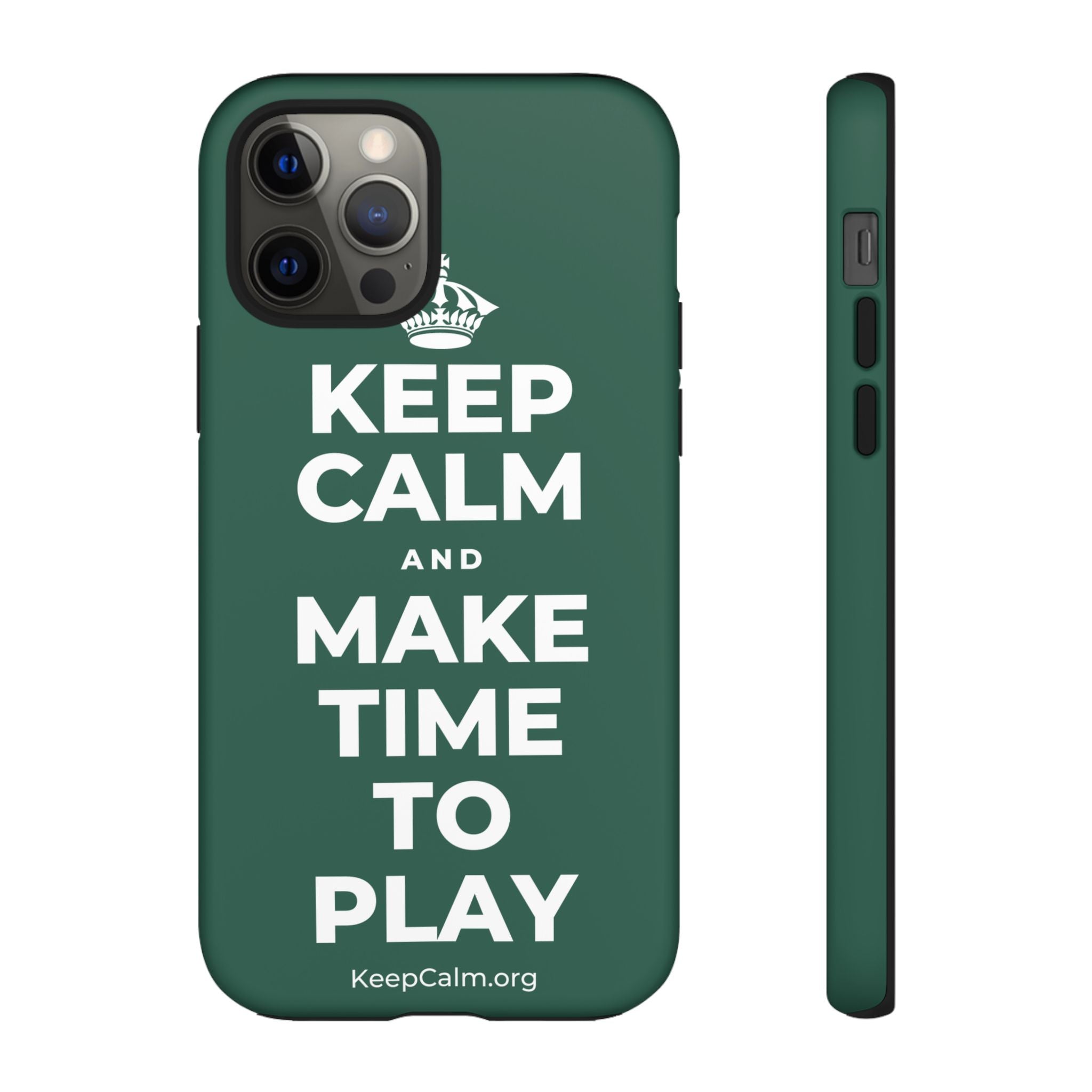 KEEP CALM AND MAKE TIME TO PLAY Phone Case
