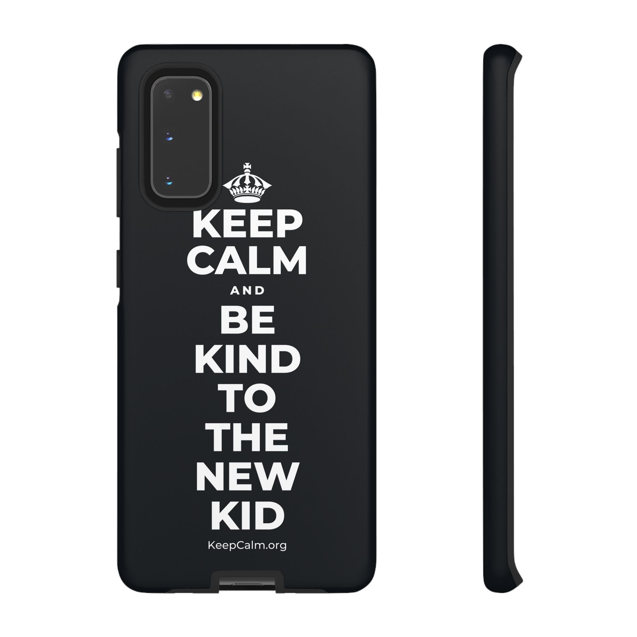 KEEP CALM AND BE KIND TO THE NEW KID Phone Case (Dark)