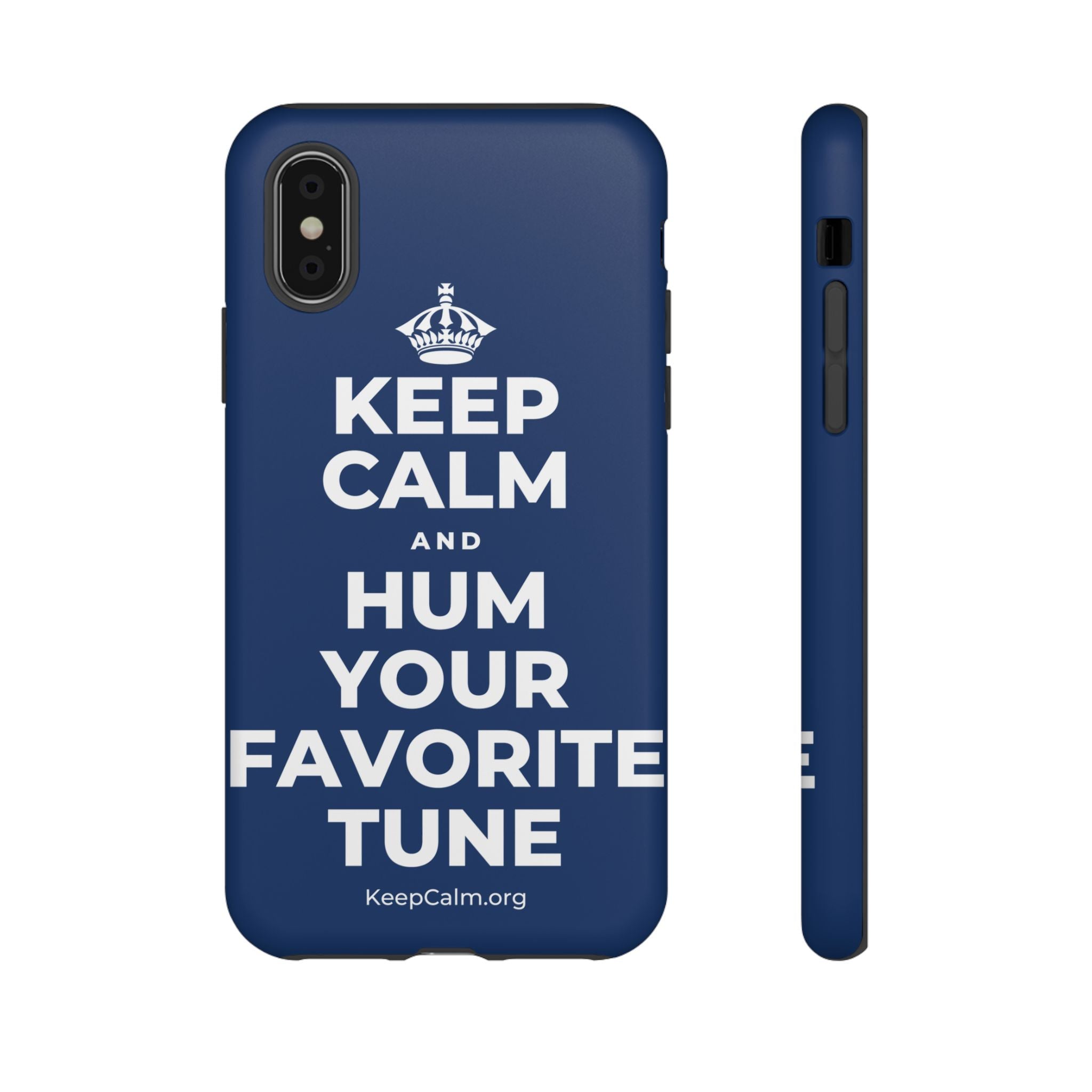 KEEP CALM AND HUM YOUR FAVORITE TUNE Phone Case