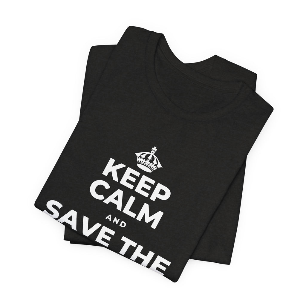 KEEP CALM AND SAVE THE DRAMA FOR YOUR 🦙 T-Shirt (Soft Cream–Heather Mauve)