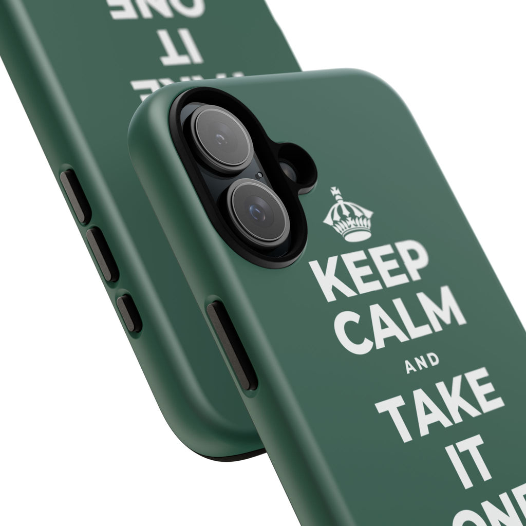 KEEP CALM AND TAKE IT ONE DAY AT A TIME Phone Case