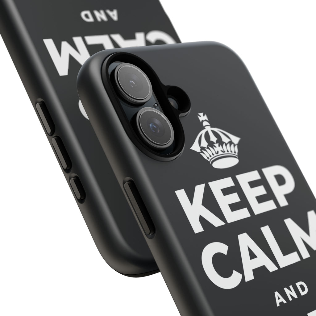 KEEP CALM AND BE PROUD Phone Case (Dark)