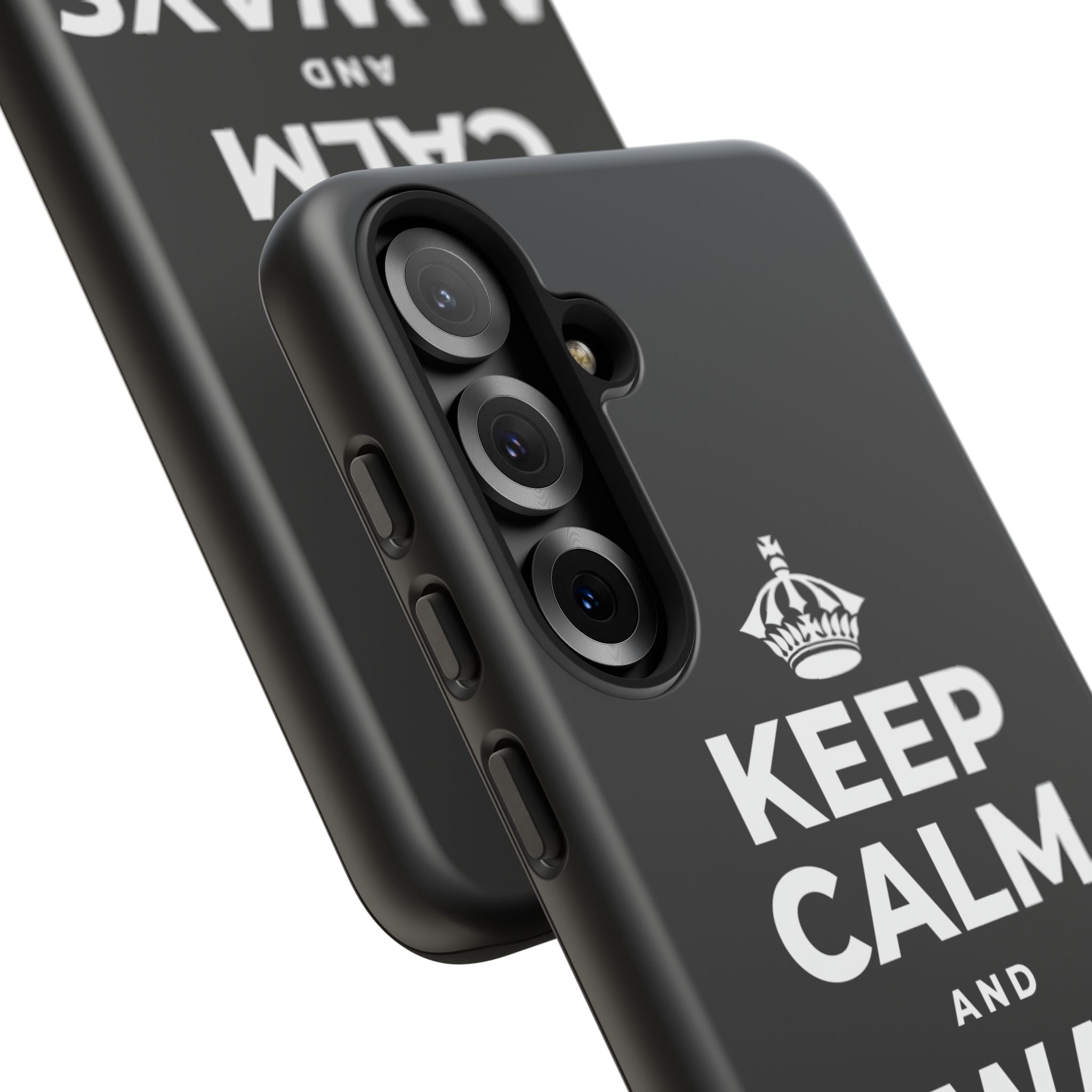 KEEP CALM AND ALWAYS BE 🦇MAN Phone Case