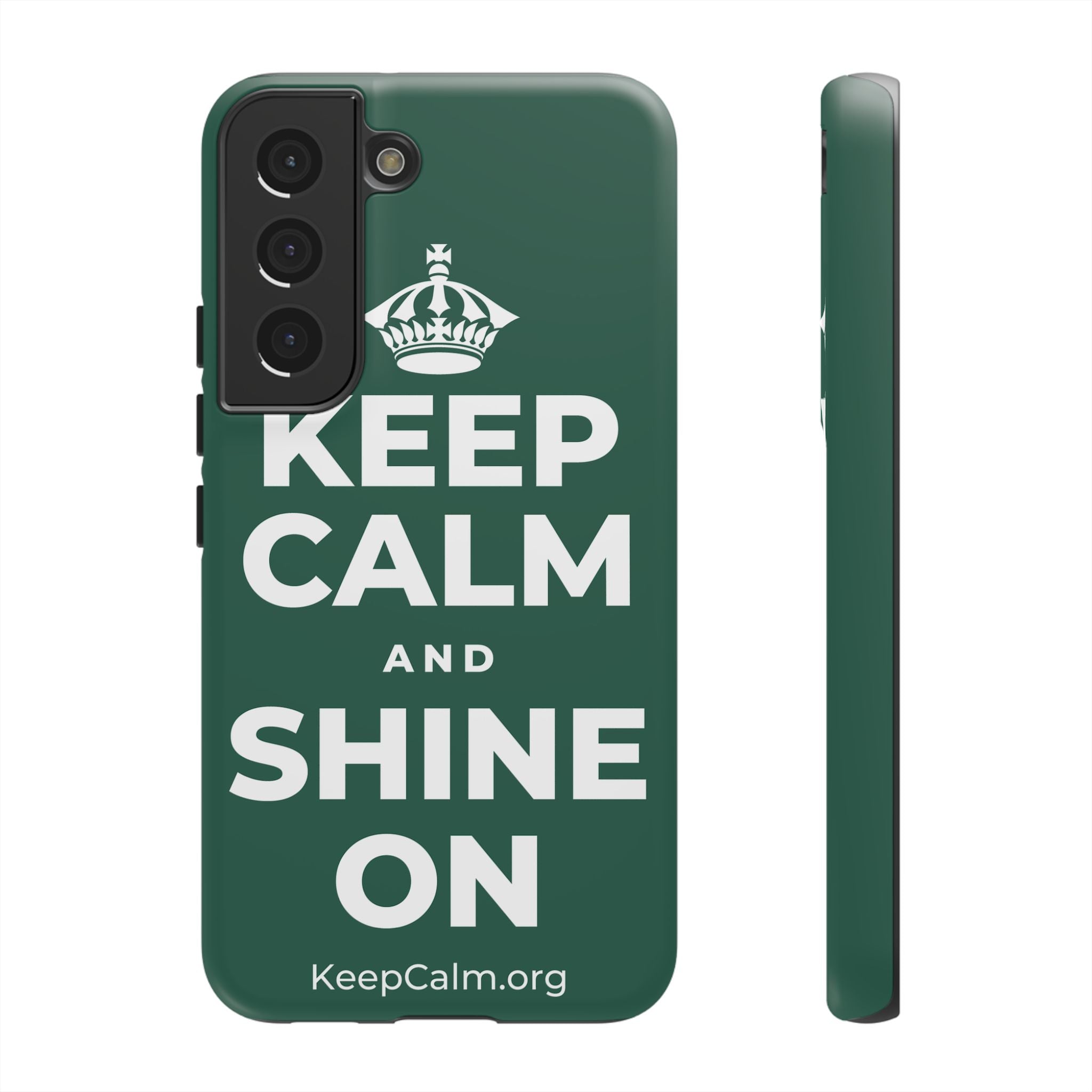 KEEP CALM AND SHINE ON Phone Case