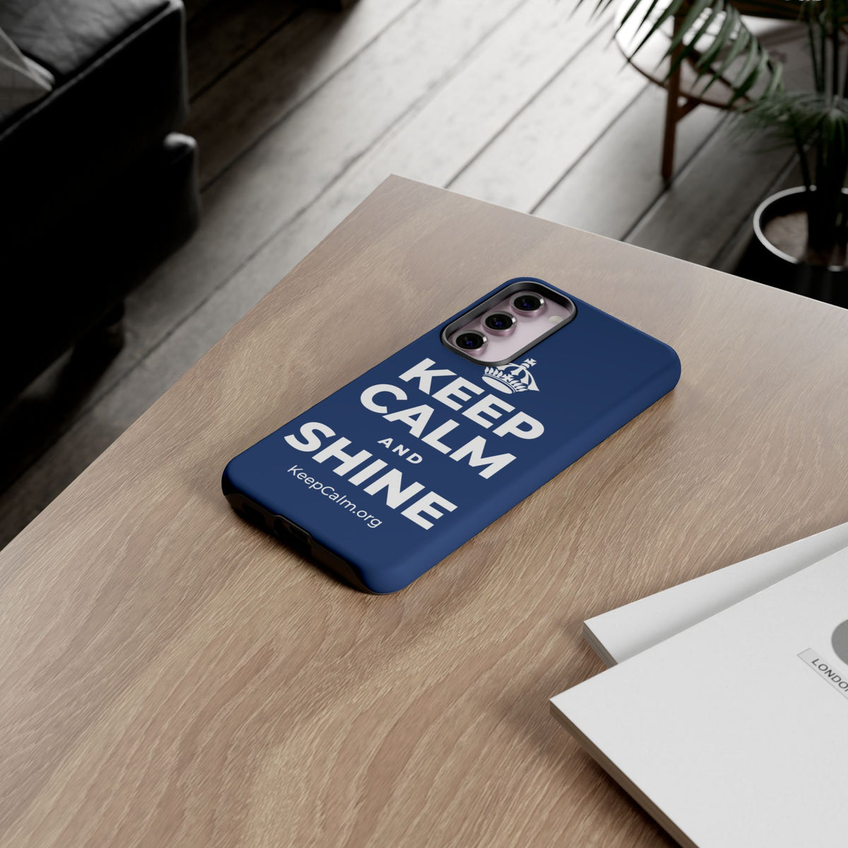 KEEP CALM AND SHINE Phone Case