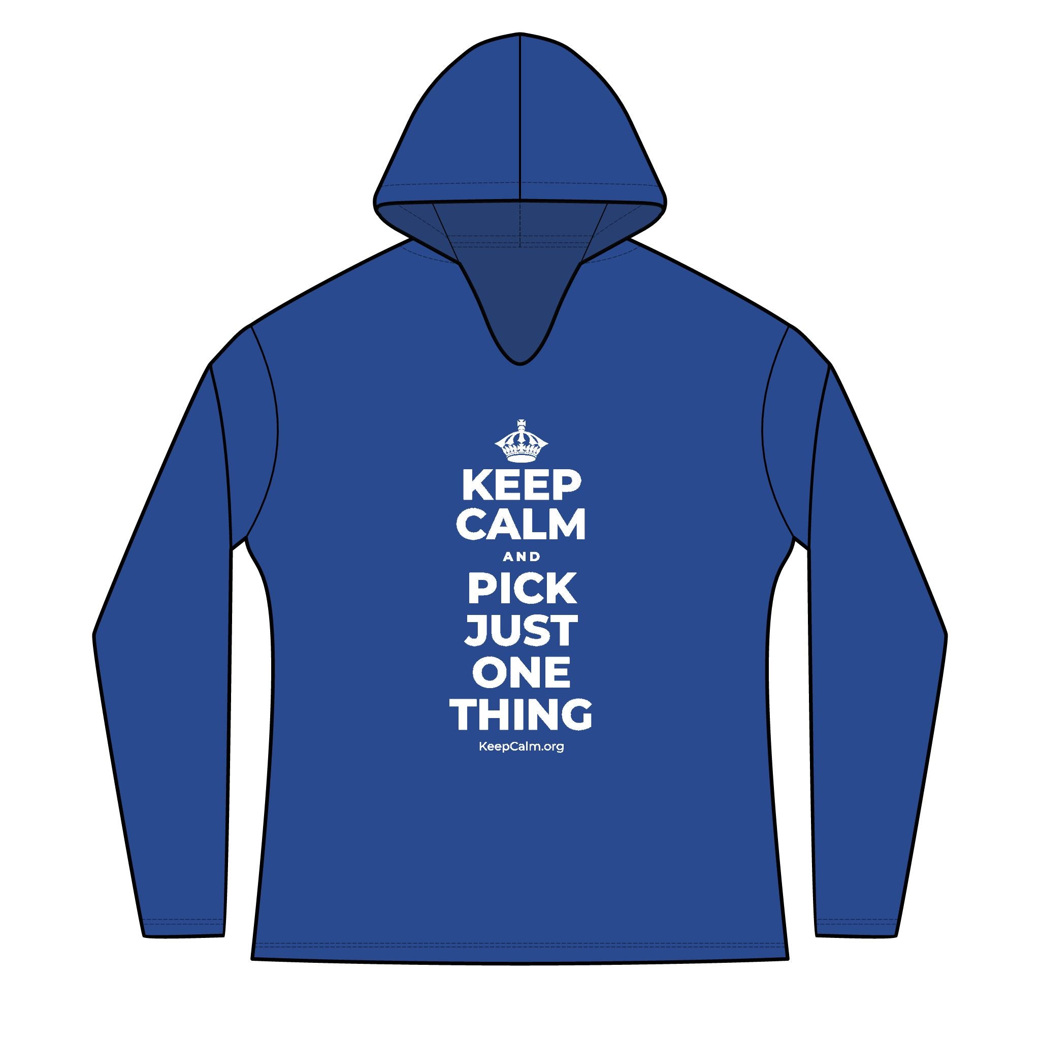 KEEP CALM AND PICK JUST ONE THING Women's Long Sleeve Hoodie