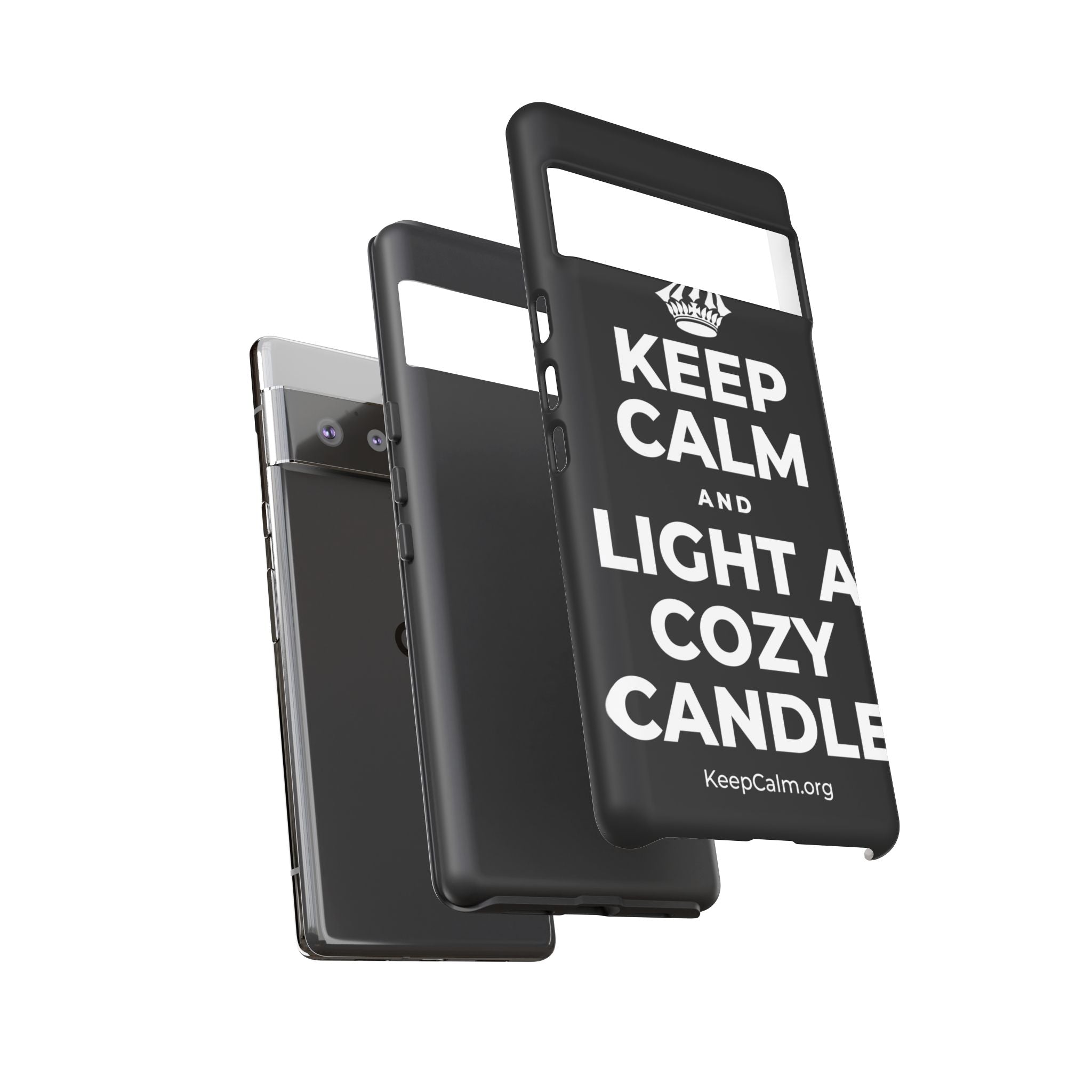 KEEP CALM AND LIGHT A COZY CANDLE Phone Case