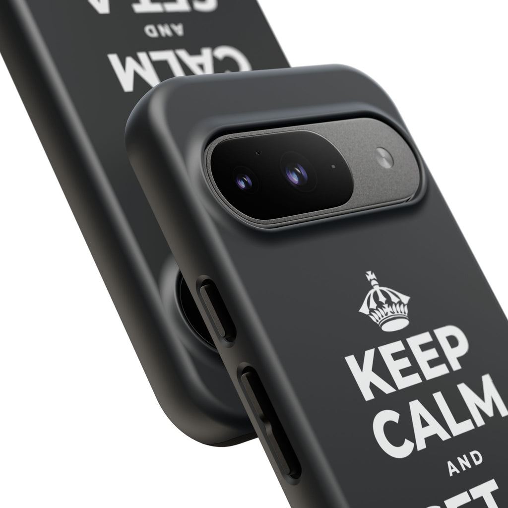 KEEP CALM AND SET A BOUNDARY Phone Case (Dark)