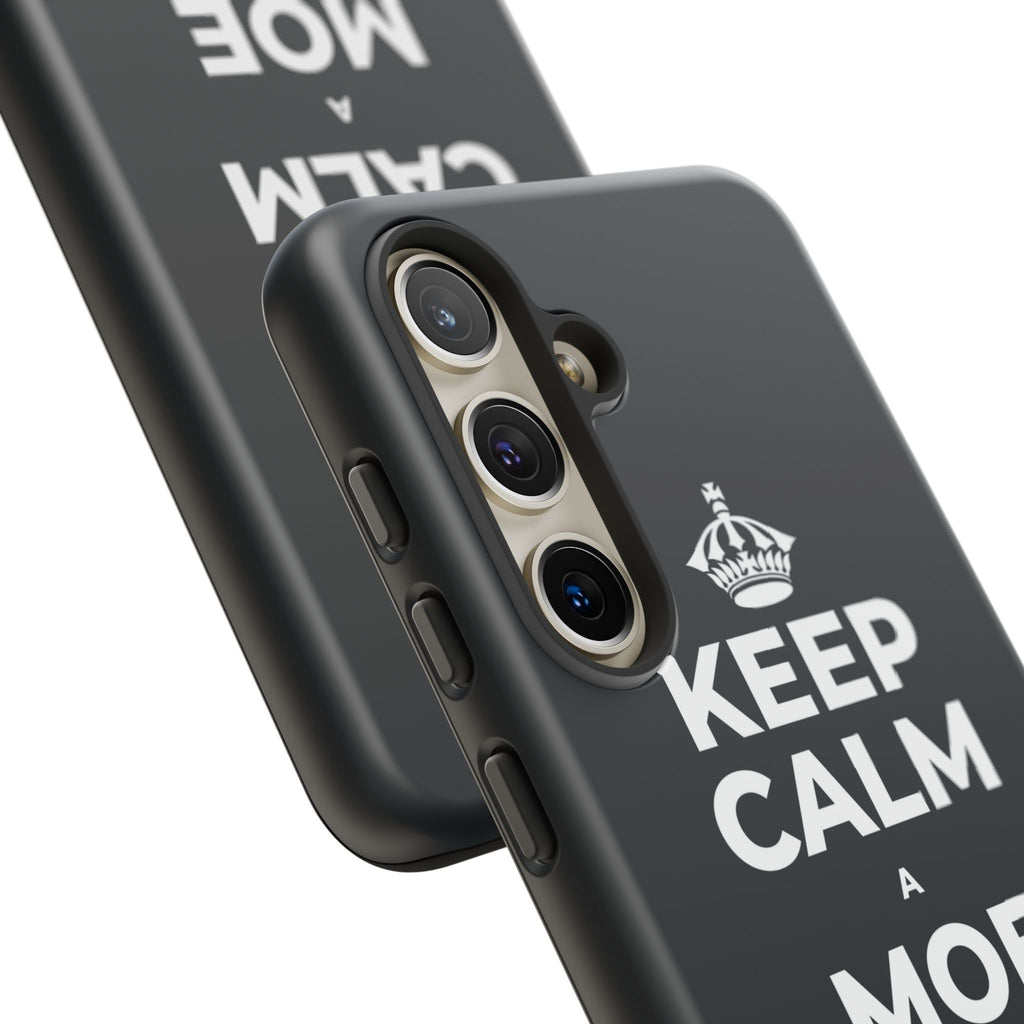 KEEP CALM A MOE WĀWAE I KA PŌ Phone Case (Dark)