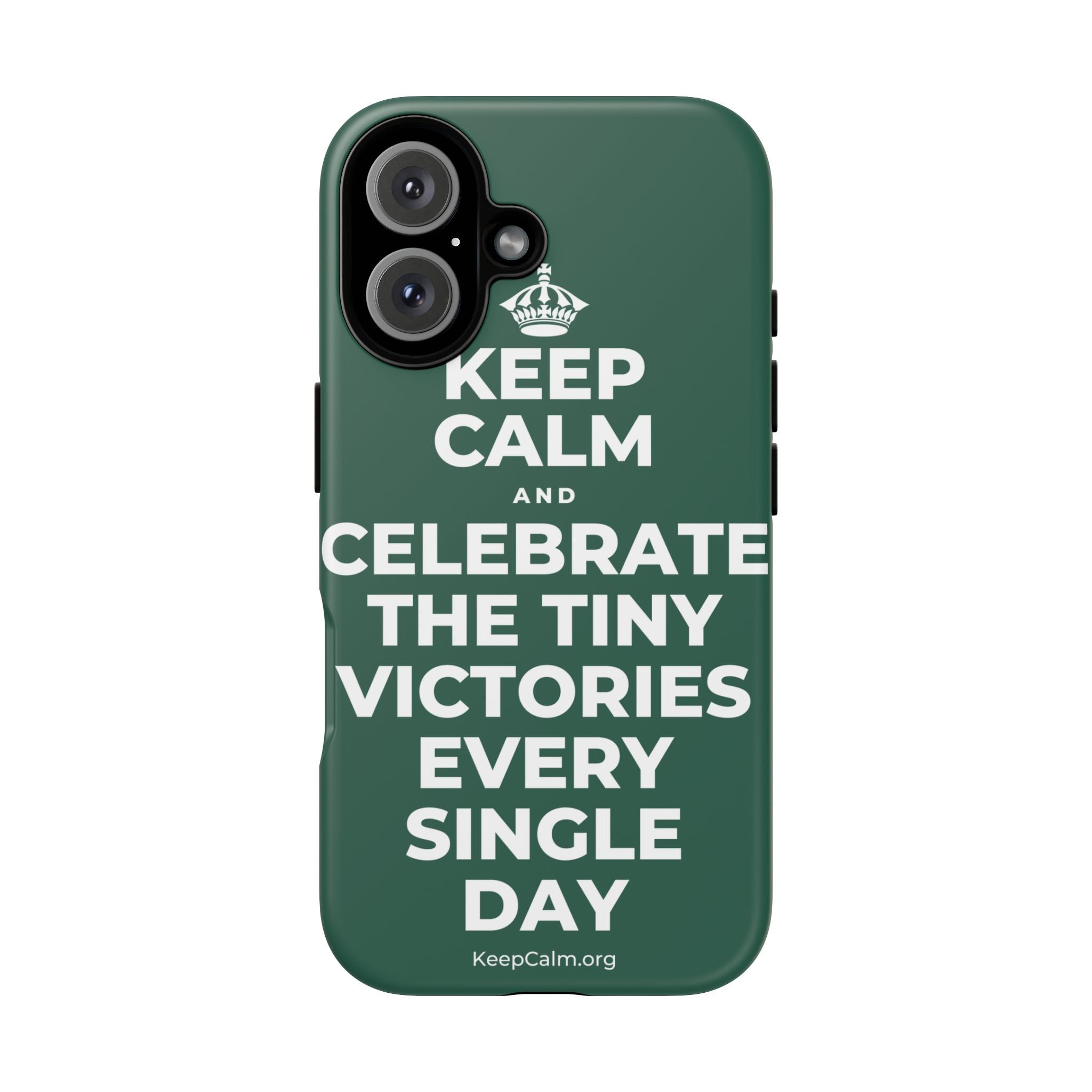 KEEP CALM AND CELEBRATE THE TINY VICTORIES EVERY SINGLE DAY Phone Case