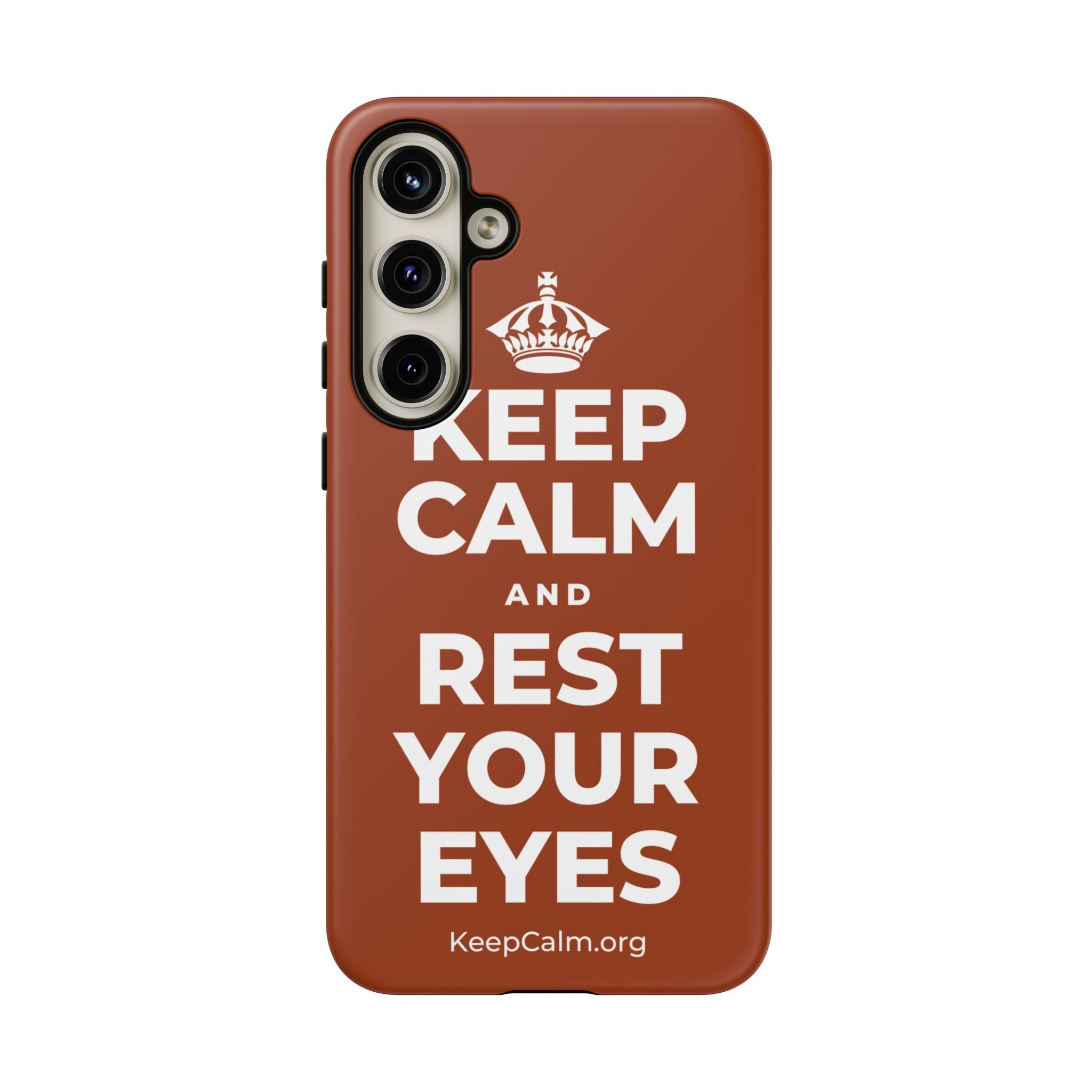 KEEP CALM AND REST YOUR EYES Phone Case