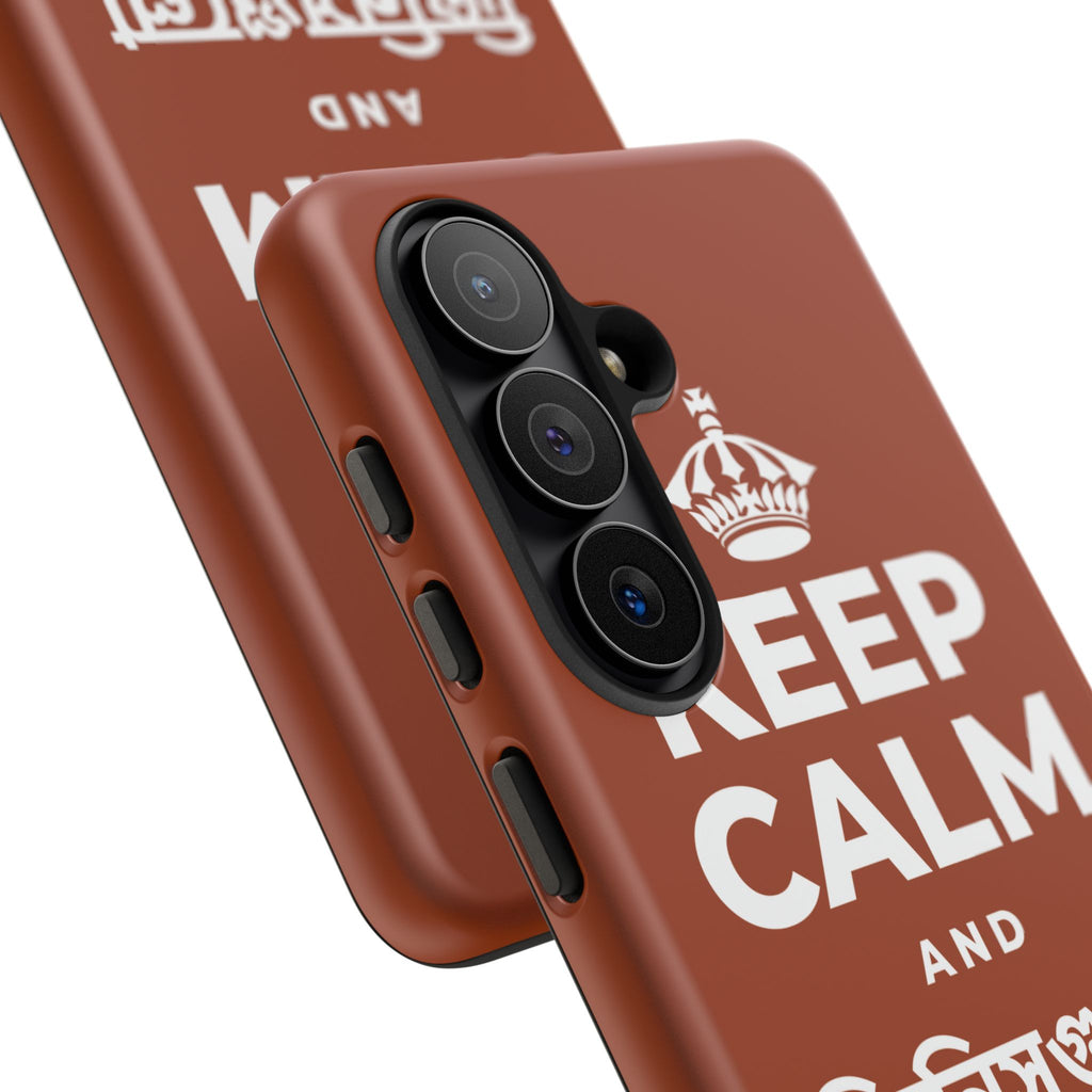 KEEP CALM AND জিনিসগুলো ঝরে যেতে দাও Phone Case