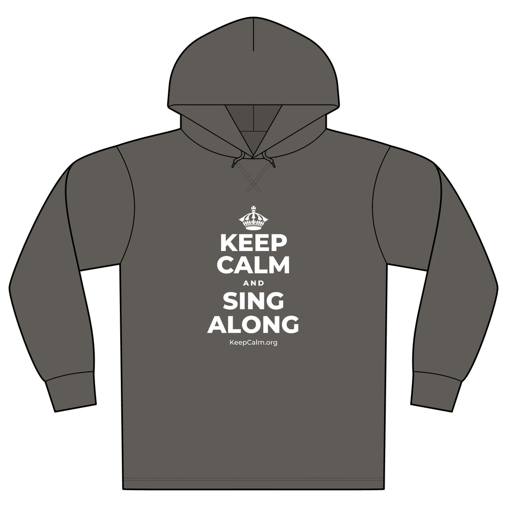 KEEP CALM AND SING ALONG Organic Hoodie Tee