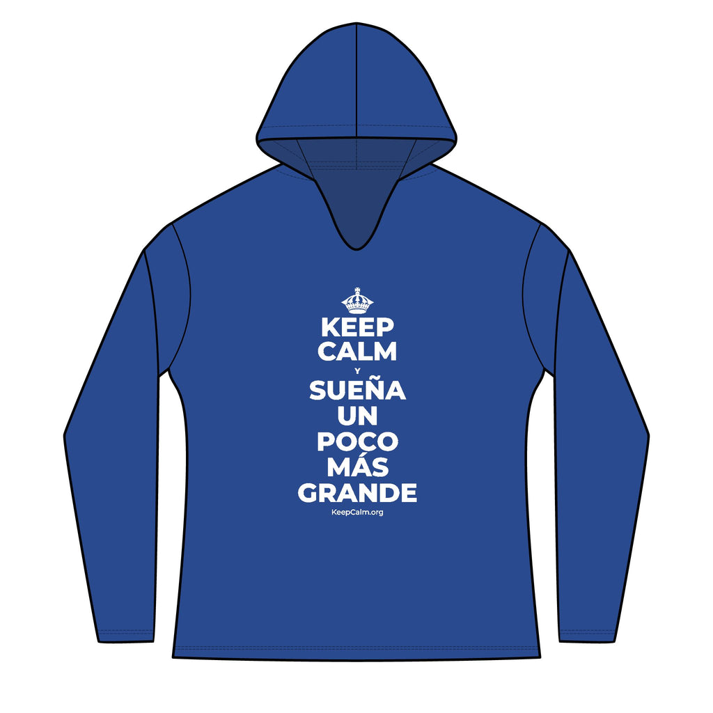 KEEP CALM Y SUEÑA UN POCO MÁS GRANDE Women's Long Sleeve Hoodie