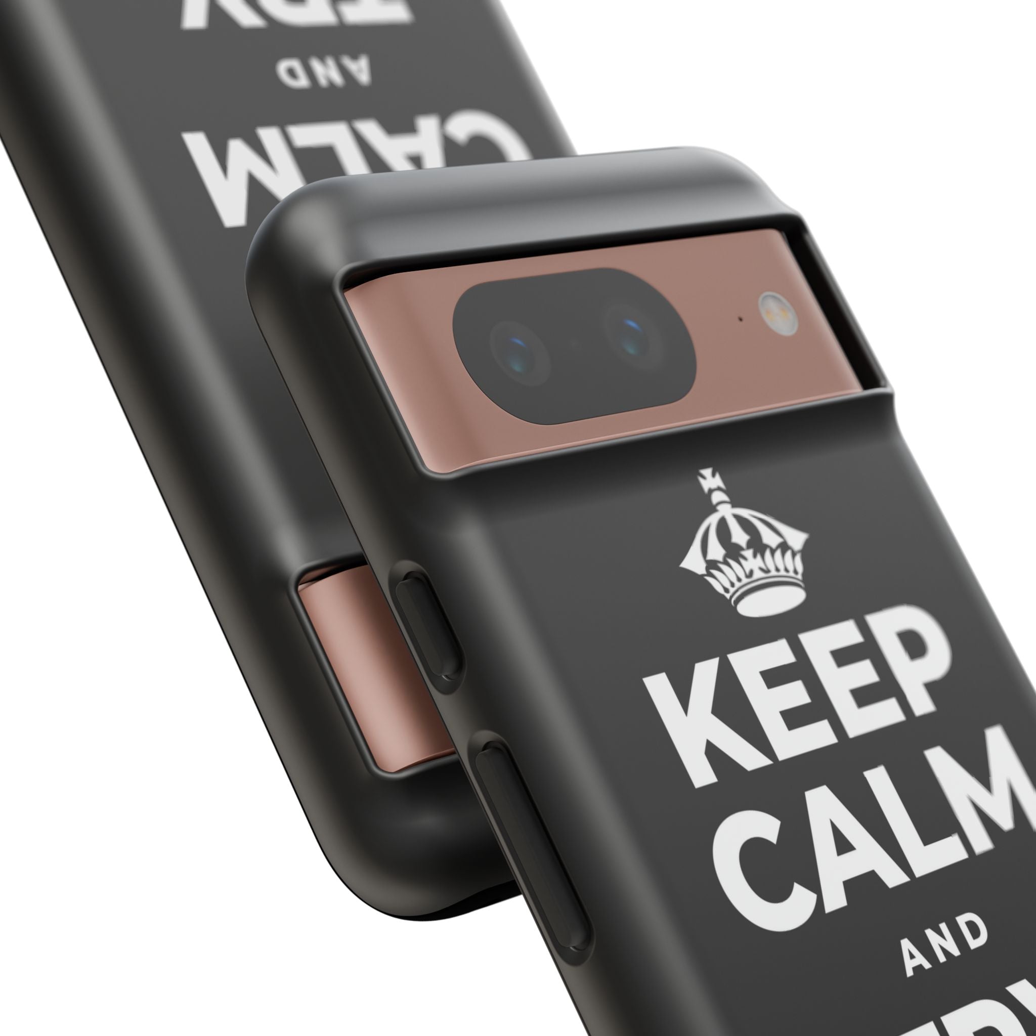 KEEP CALM AND TRY YOUR 🍀 Phone Case