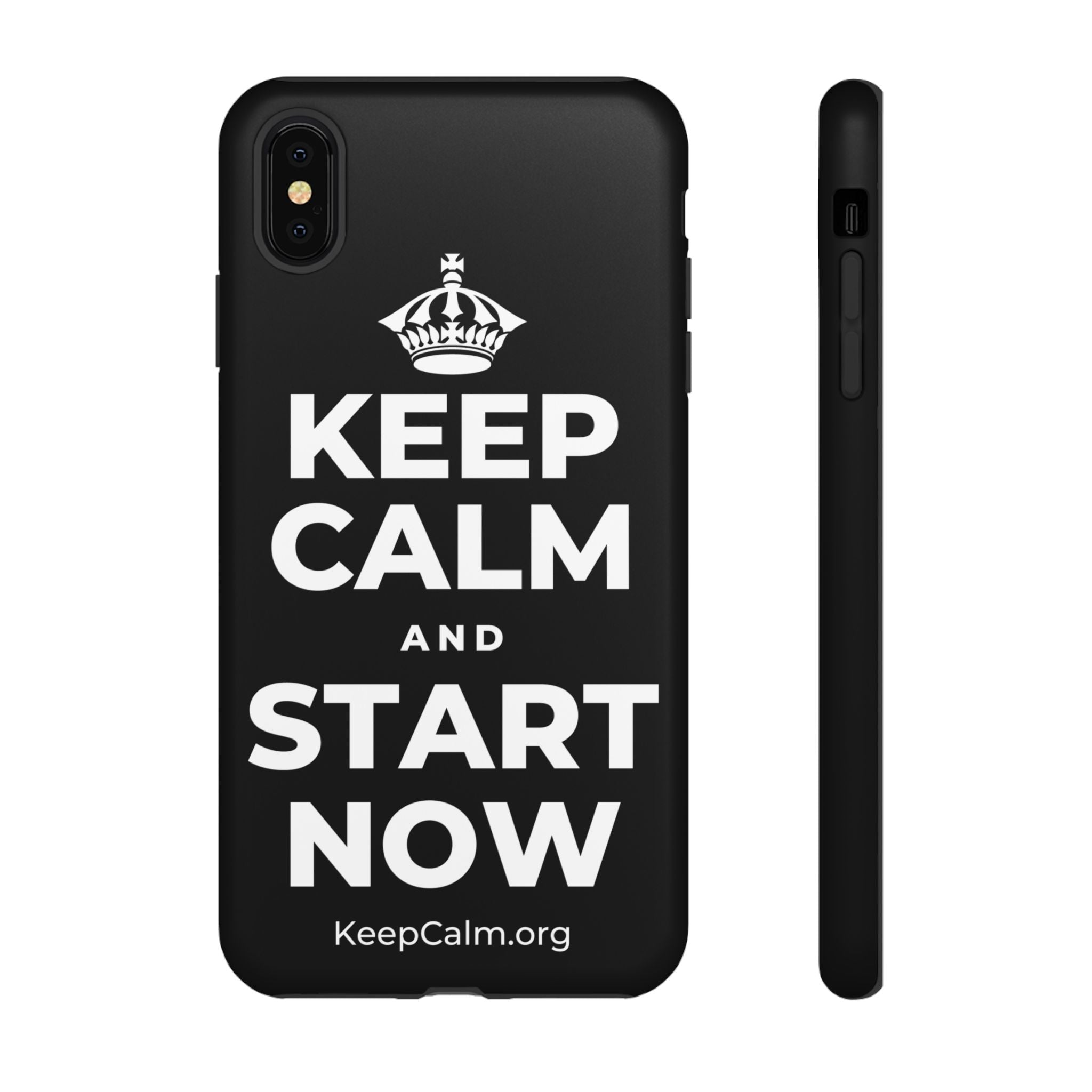 KEEP CALM AND START NOW Phone Case