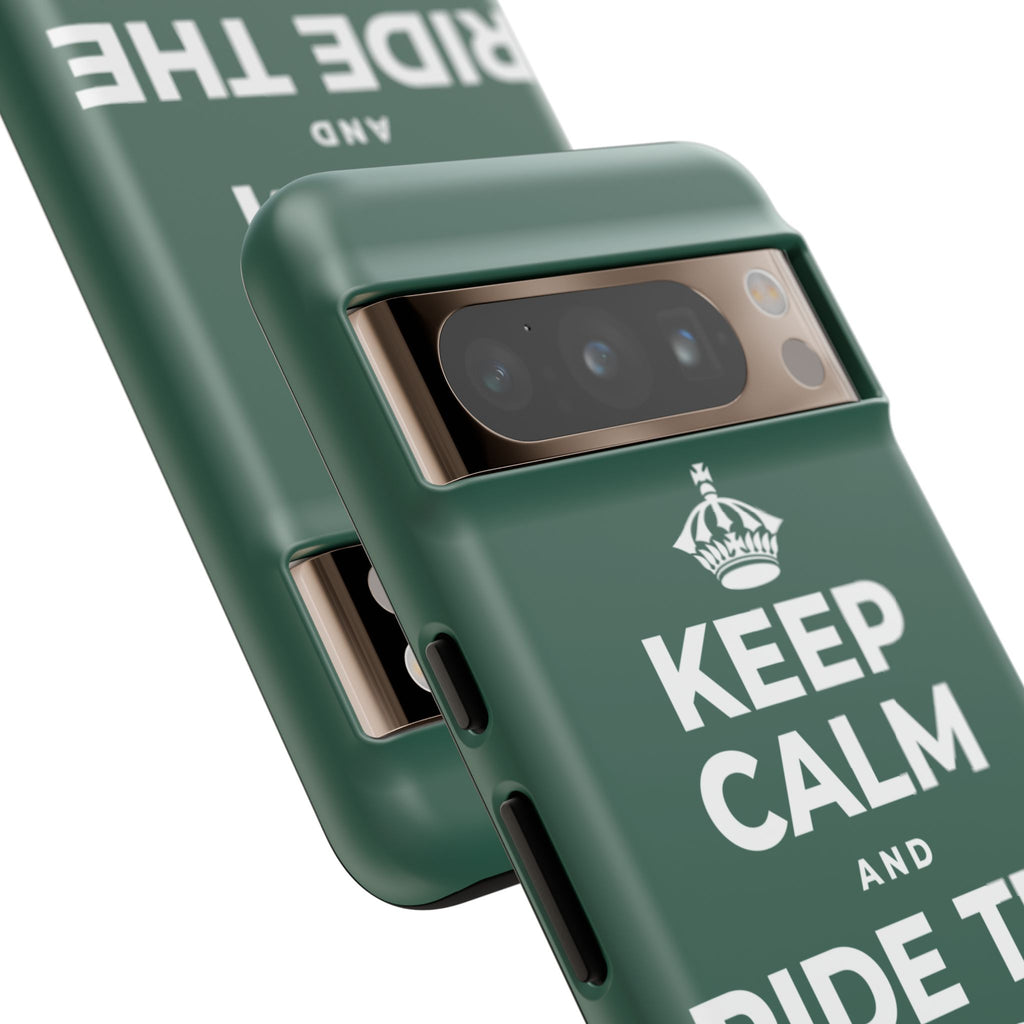 KEEP CALM AND RIDE THE GOOD WAVE Phone Case