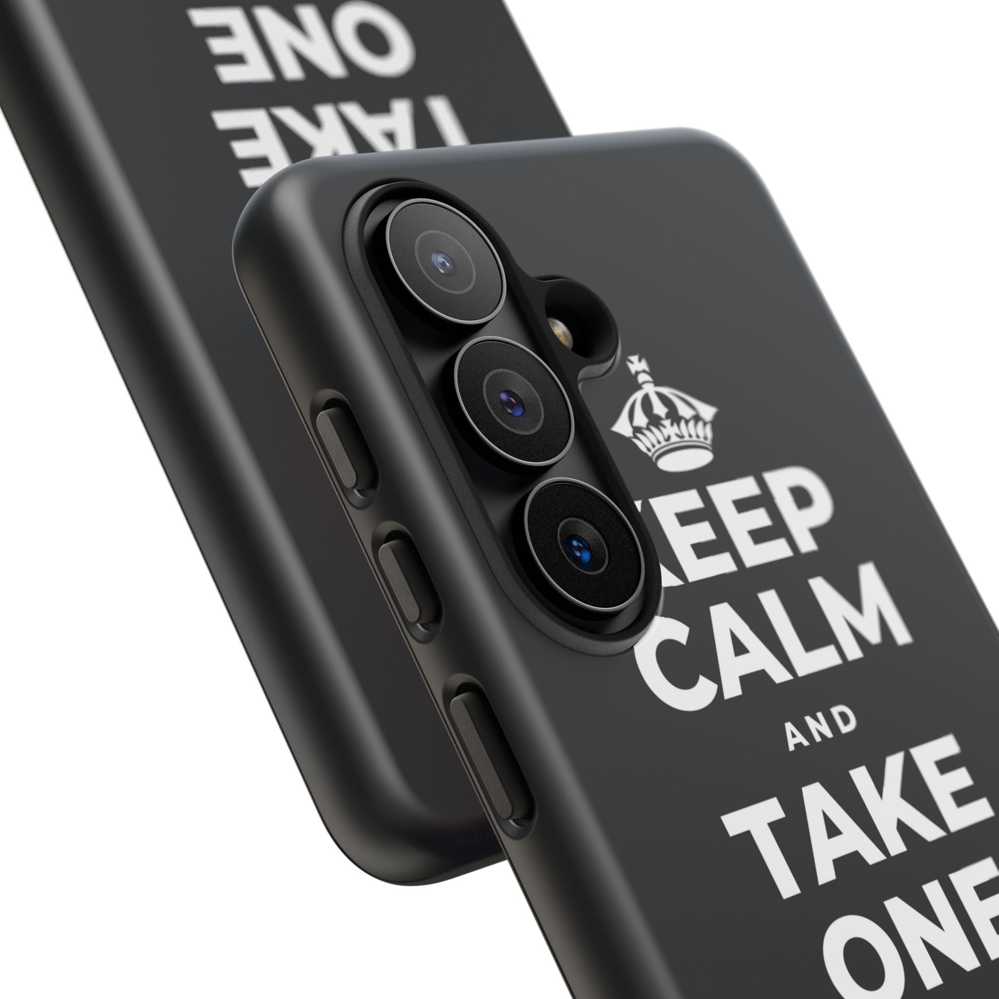 KEEP CALM AND TAKE ONE BREATH AT A TIME Phone Case (Dark)