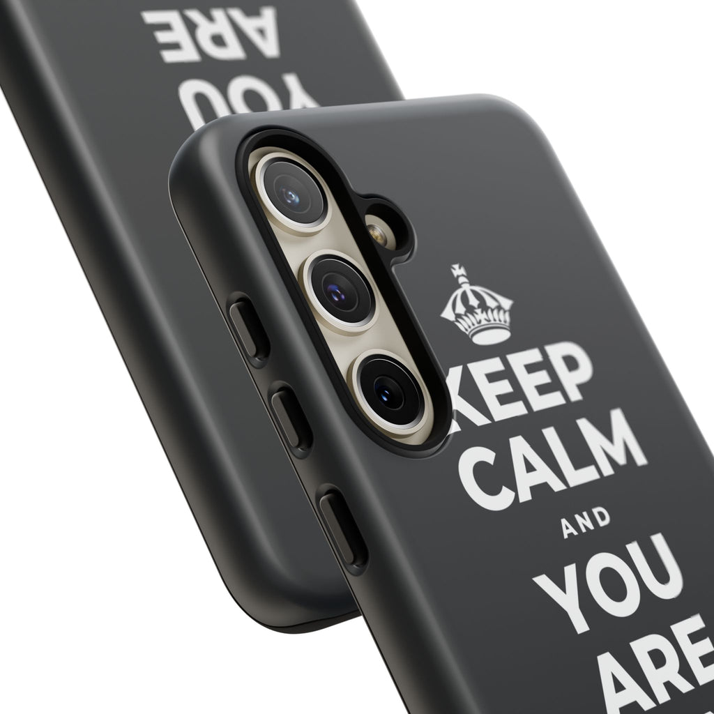 KEEP CALM AND YOU ARE DOING GREAT TODAY Phone Case (Dark)