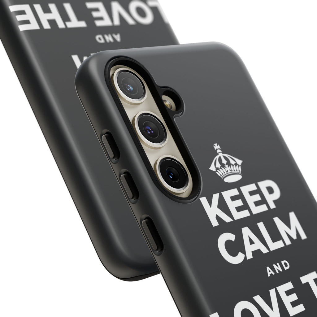 KEEP CALM AND LOVE THE QUIET HOURS Phone Case (Dark)