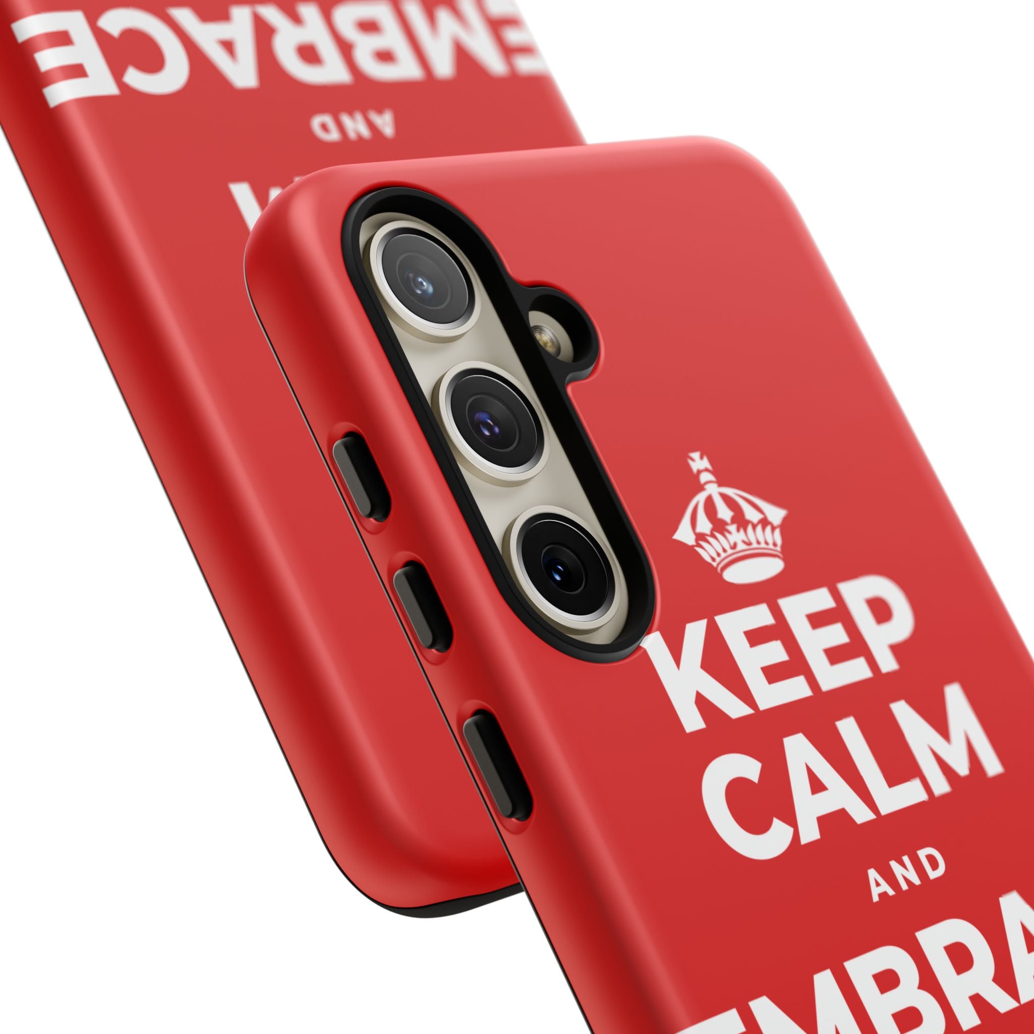 KEEP CALM AND EMBRACE THE CHANGE Phone Case