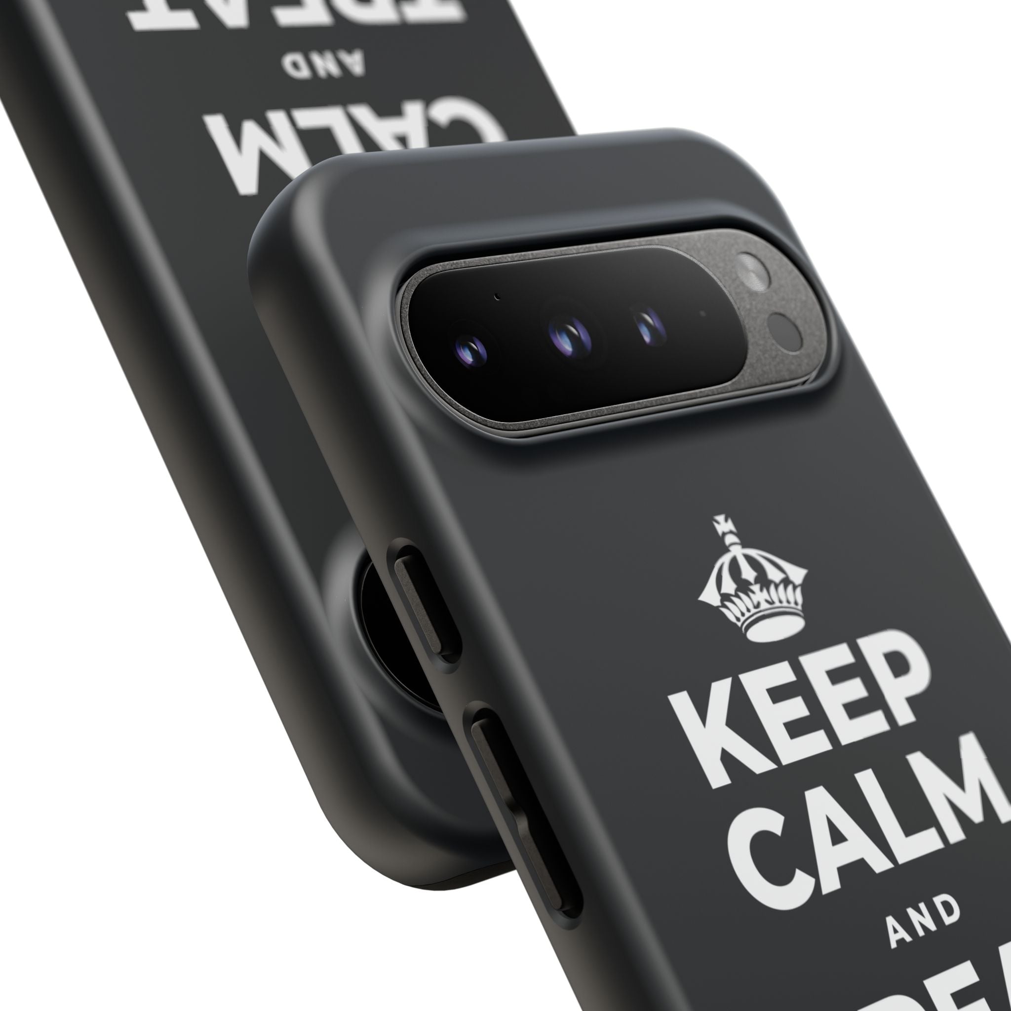 KEEP CALM AND TREAT YOURSELF Phone Case (Dark)