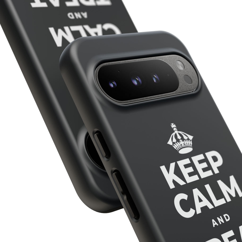 KEEP CALM AND TREAT YOURSELF Phone Case (Dark)
