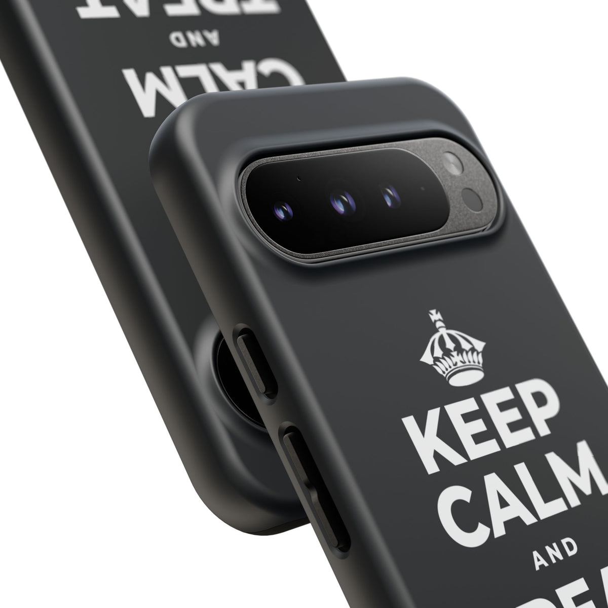KEEP CALM AND TREAT YOURSELF Phone Case (Dark)