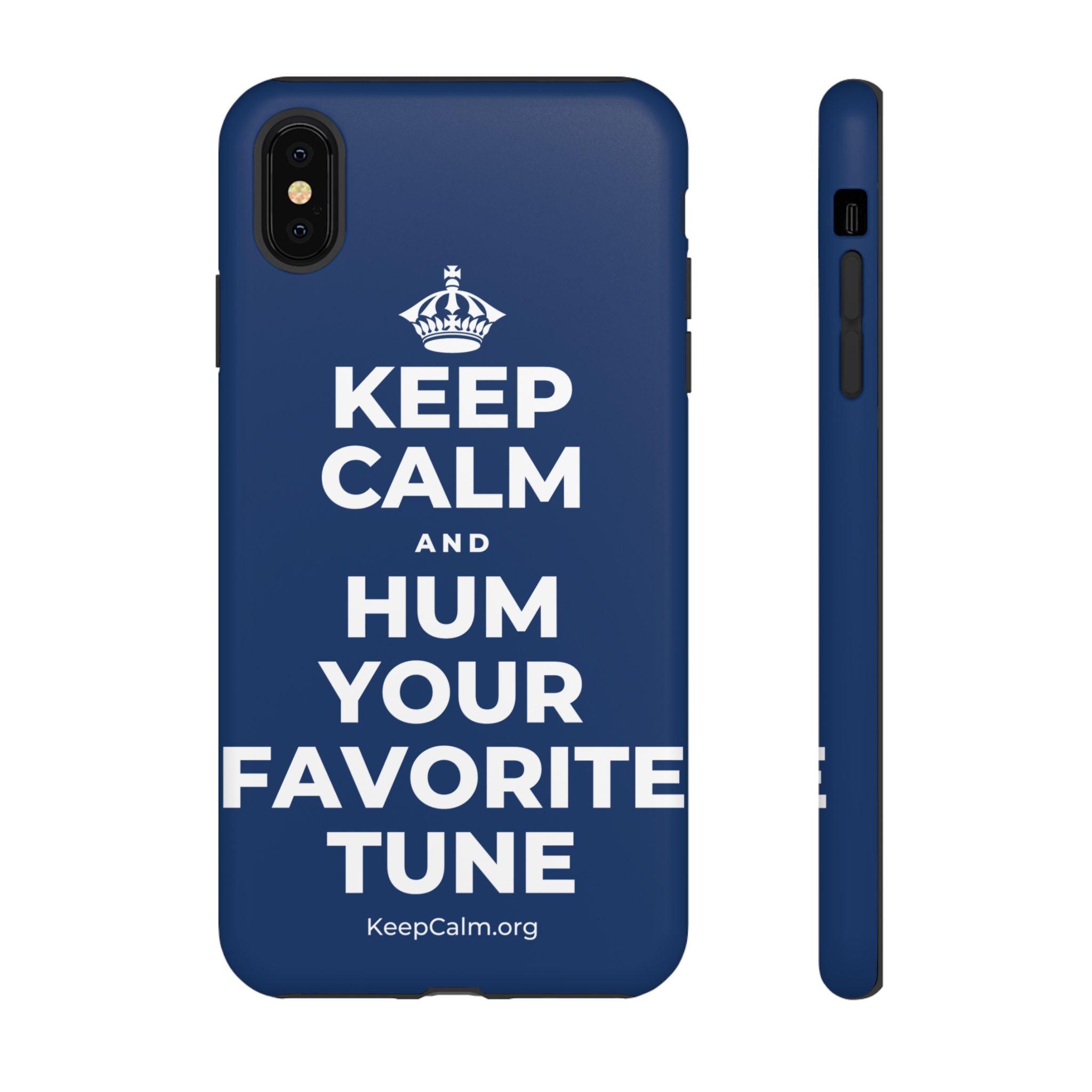 KEEP CALM AND HUM YOUR FAVORITE TUNE Phone Case