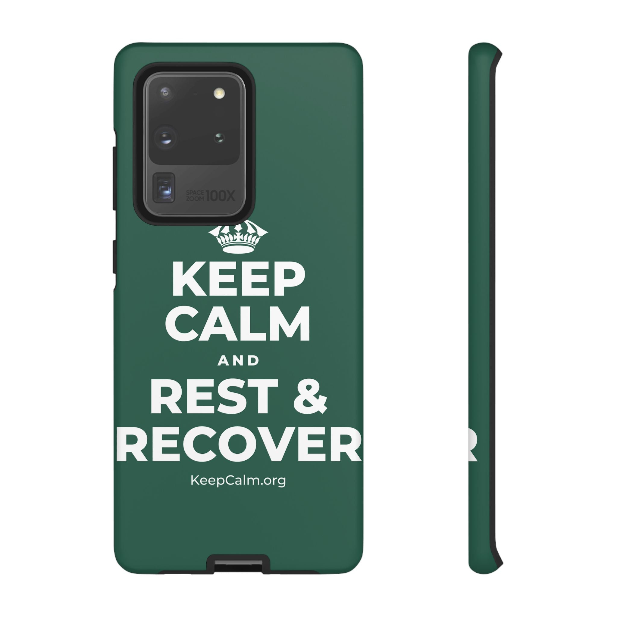 KEEP CALM AND REST & RECOVER Phone Case