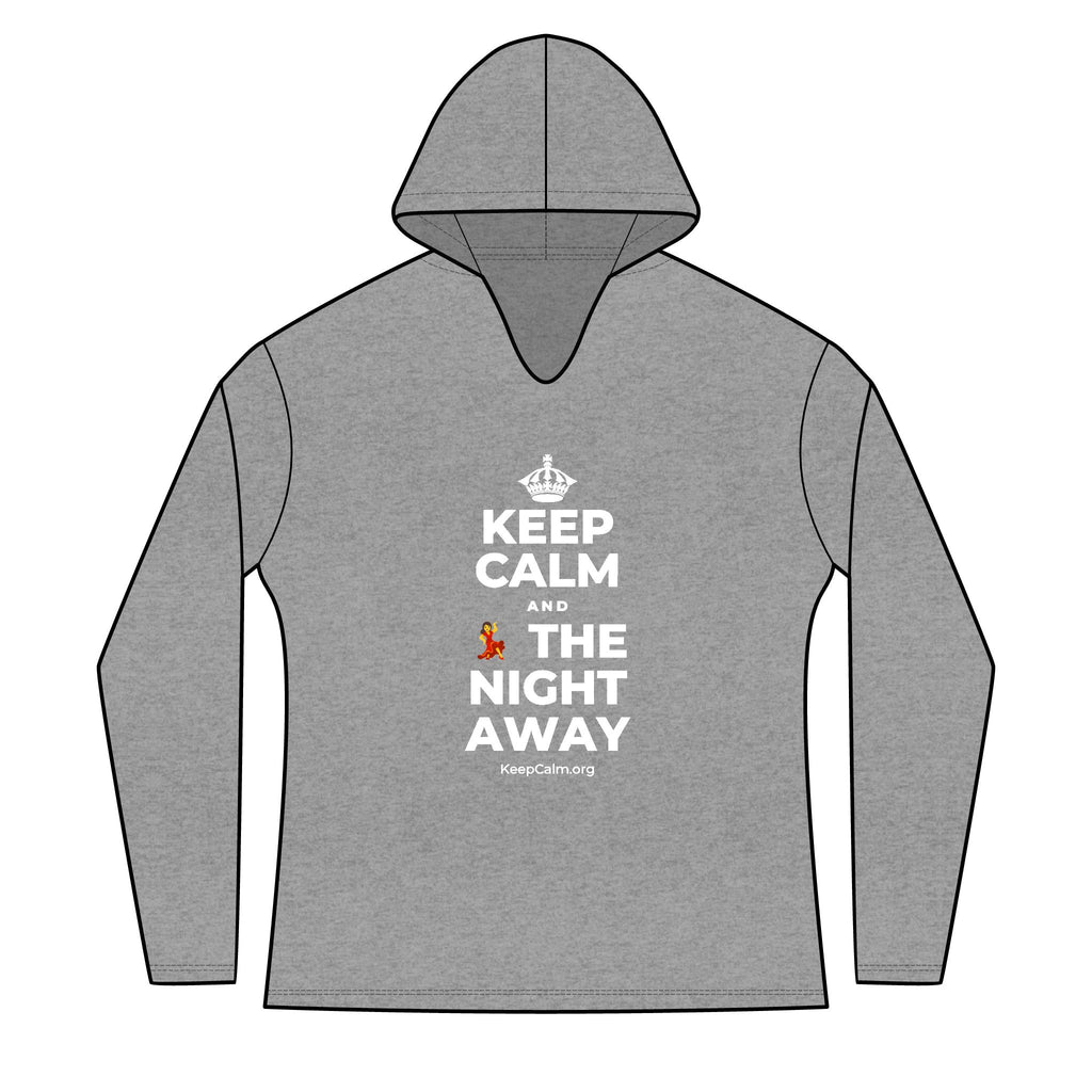KEEP CALM AND 💃 THE NIGHT AWAY Women's Long Sleeve Hoodie