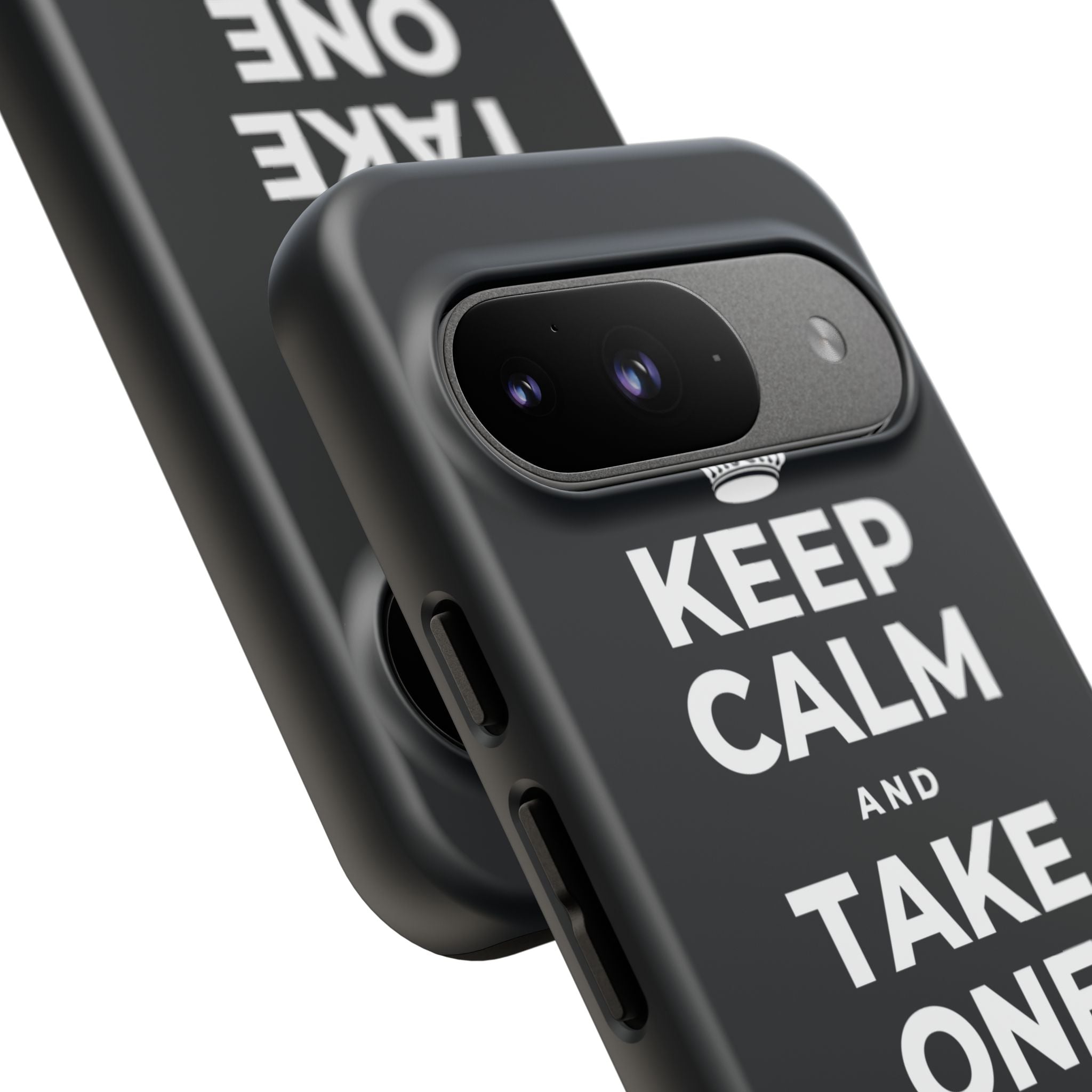 KEEP CALM AND TAKE ONE BREATH AT A TIME Phone Case (Dark)