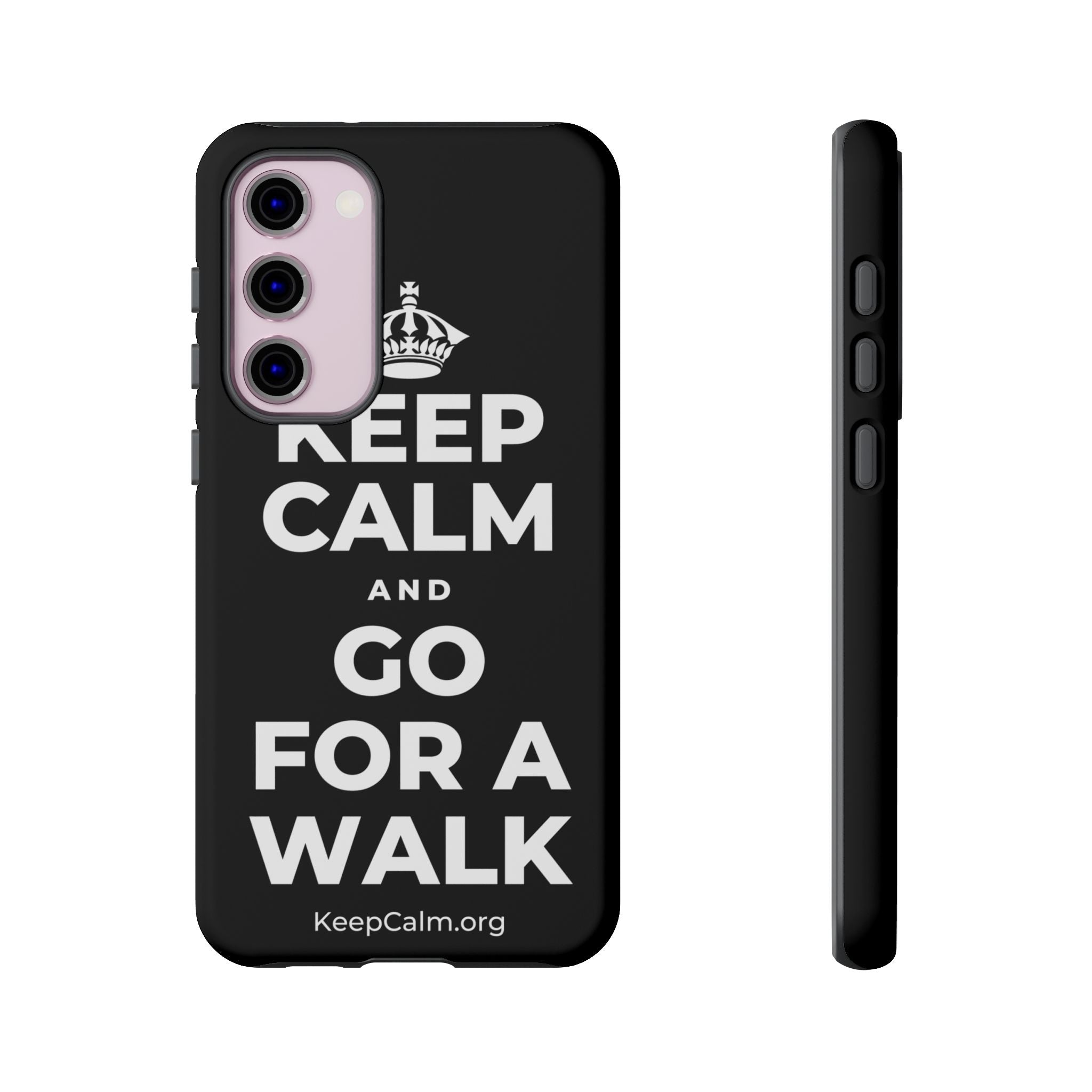 KEEP CALM AND GO FOR A WALK Phone Case