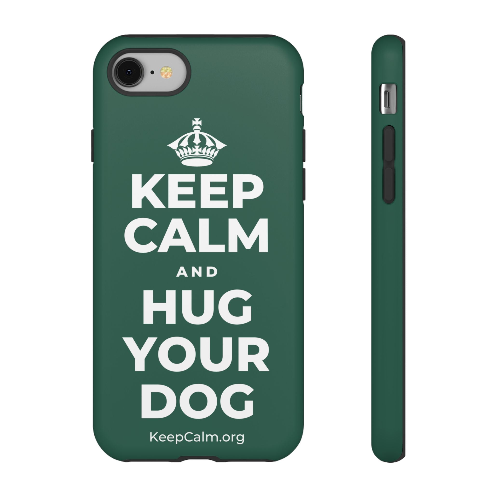 KEEP CALM AND HUG YOUR DOG Phone Case