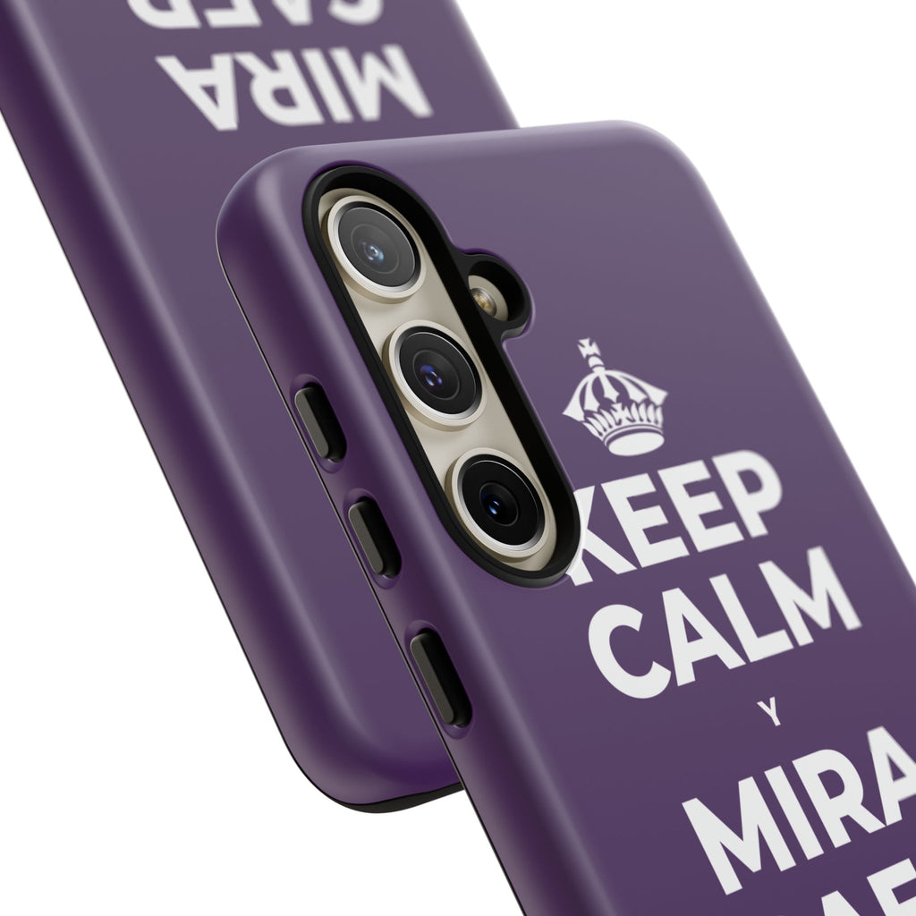 KEEP CALM Y MIRA CAER LA NIEVE Phone Case
