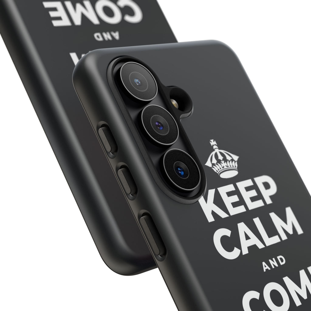 KEEP CALM AND COME HOME TO YOURSELF Phone Case (Dark)