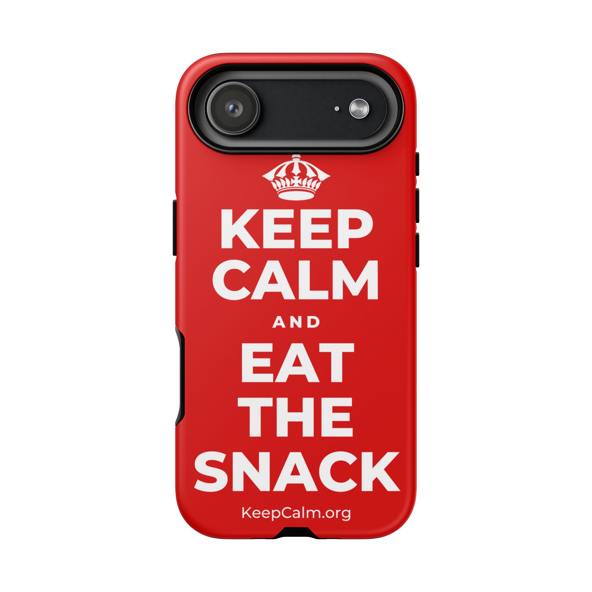 KEEP CALM AND EAT THE SNACK Phone Case