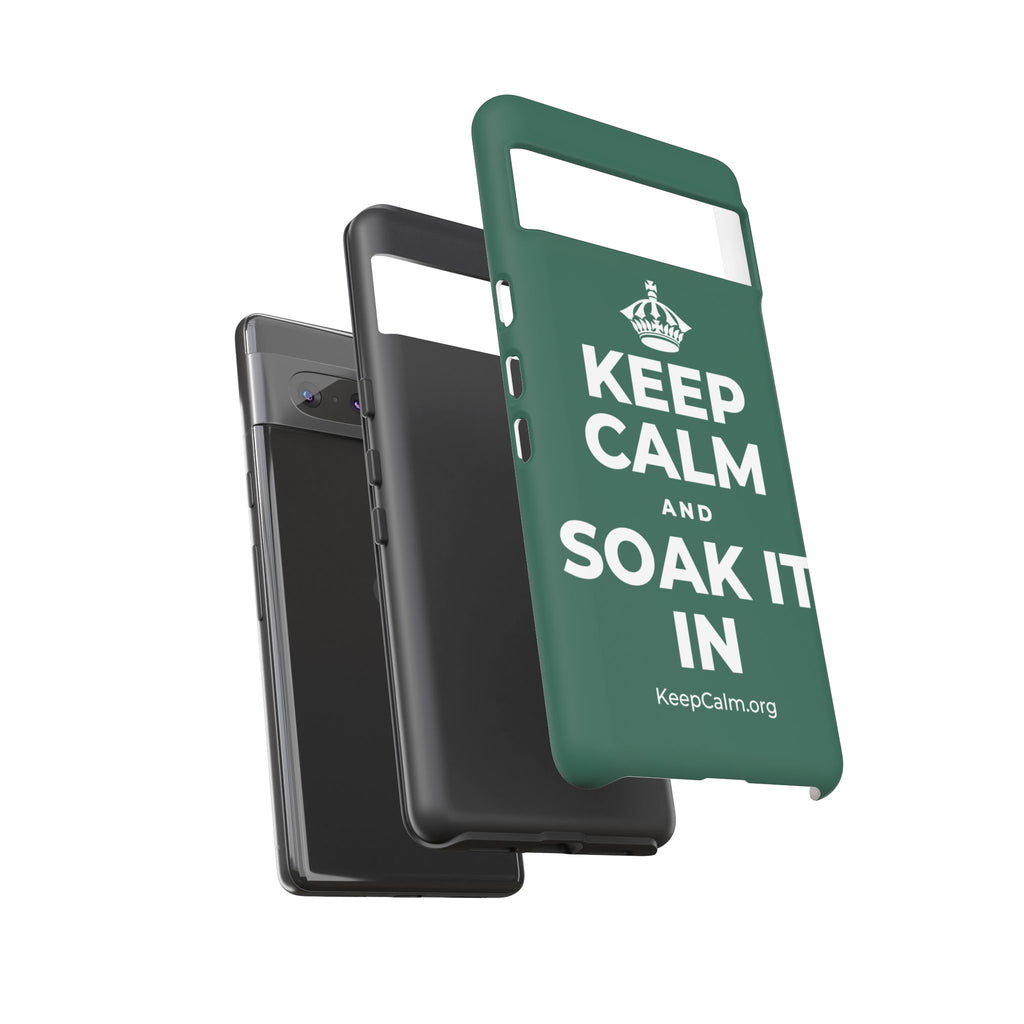 KEEP CALM AND SOAK IT IN Phone Case