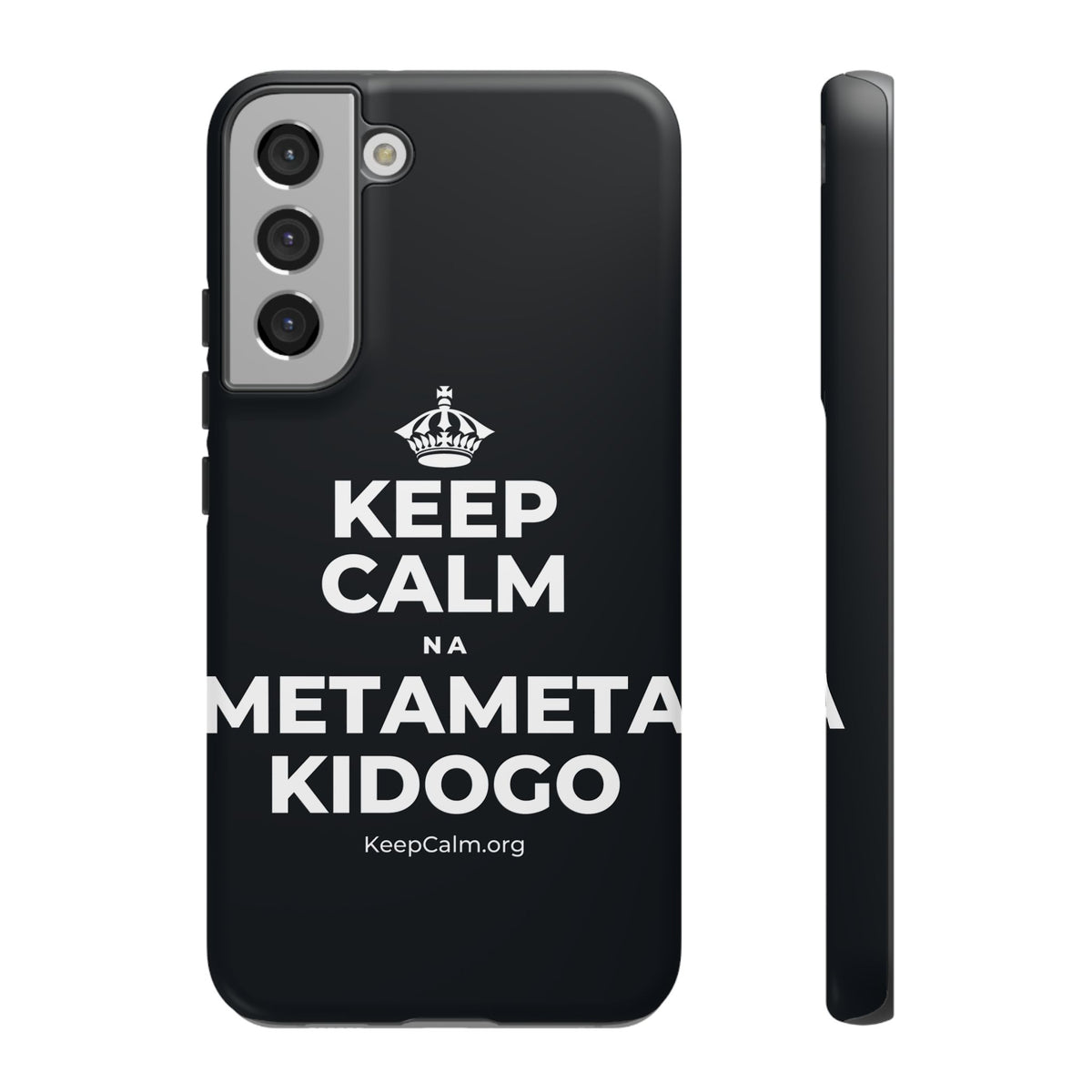 KEEP CALM NA METAMETA KIDOGO Phone Case (Dark)